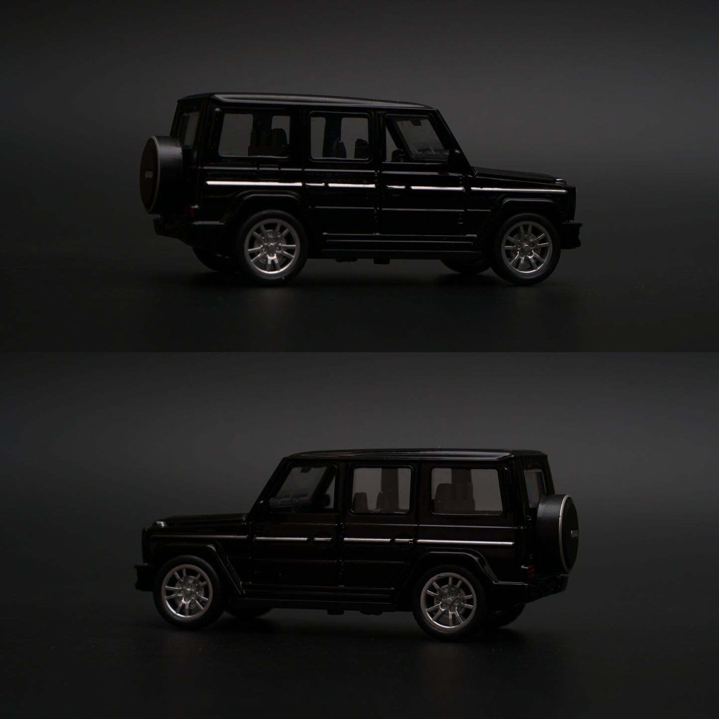 1:36 Gwagon , Jeep Diecast Combo ( Black,Yellow )