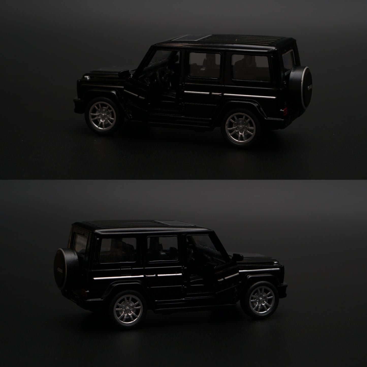 1:36 Gwagon , Jeep Diecast Combo ( Black,Yellow )