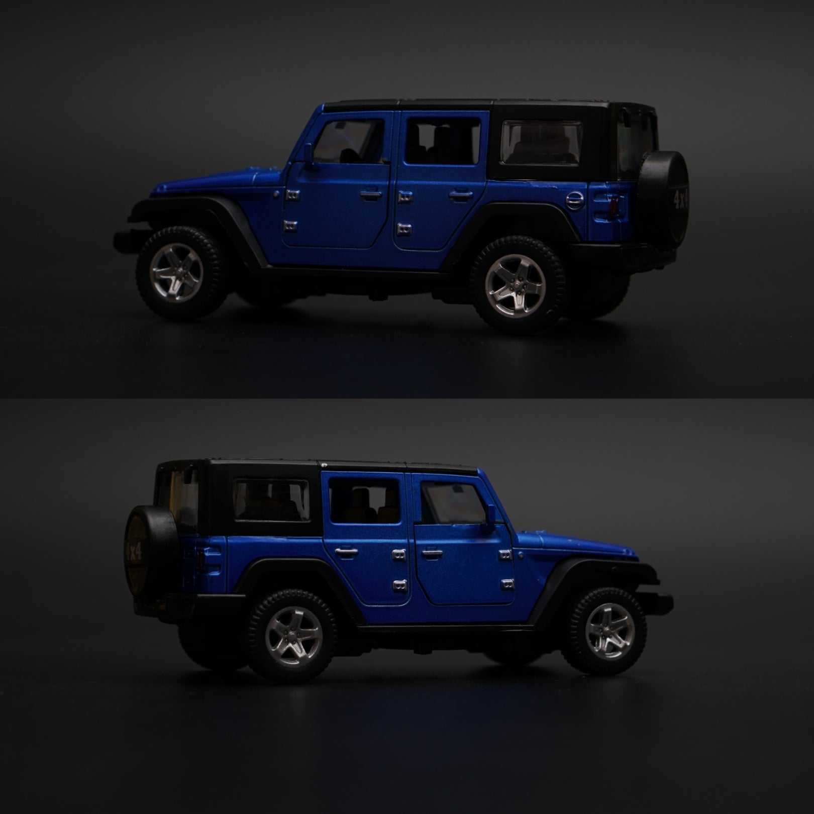 1:36 Gwagon , Jeep Diecast Combo ( Blue , Red ) -  Kunju Vandi