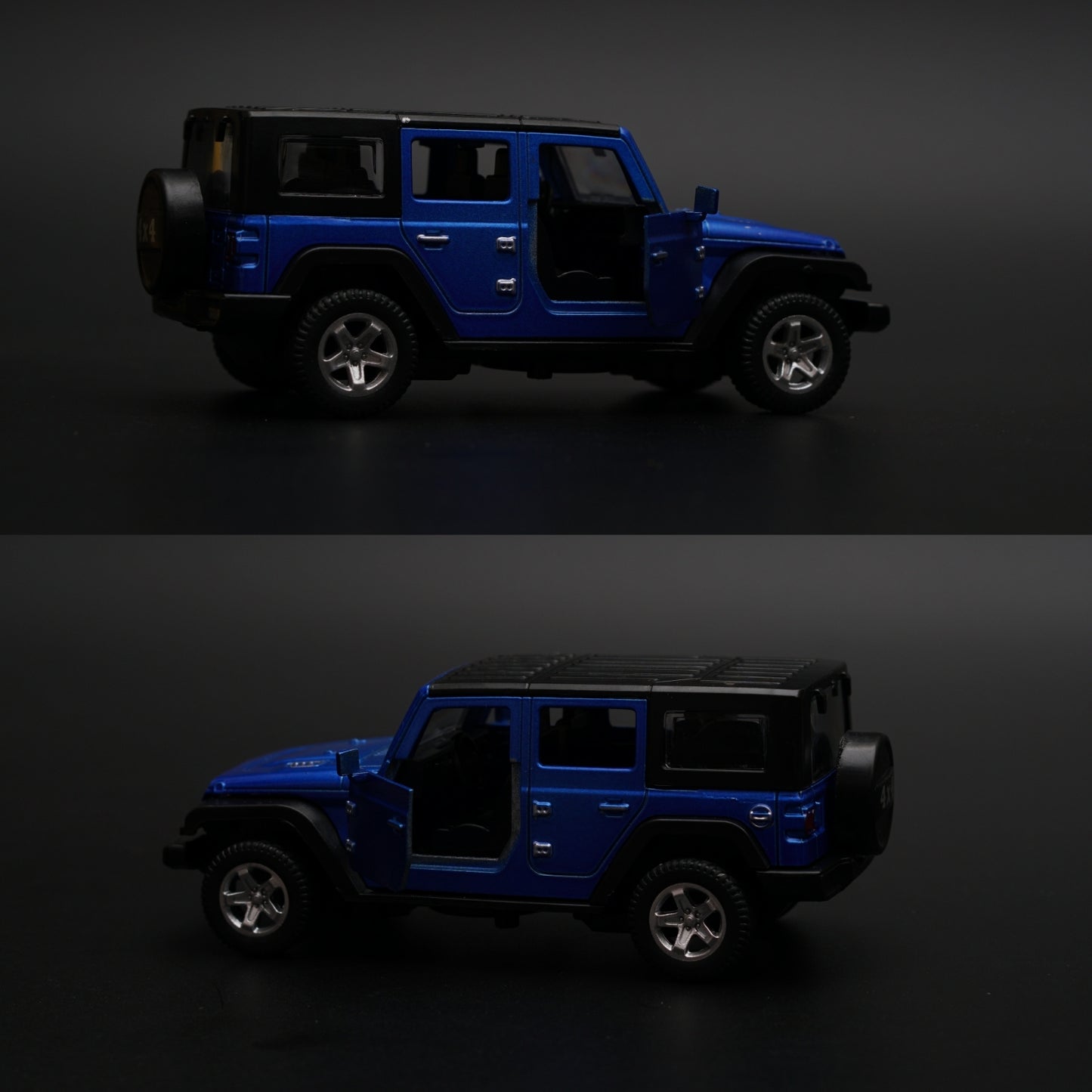 1:36 Gwagon , Jeep Diecast Combo ( Blue , Red )