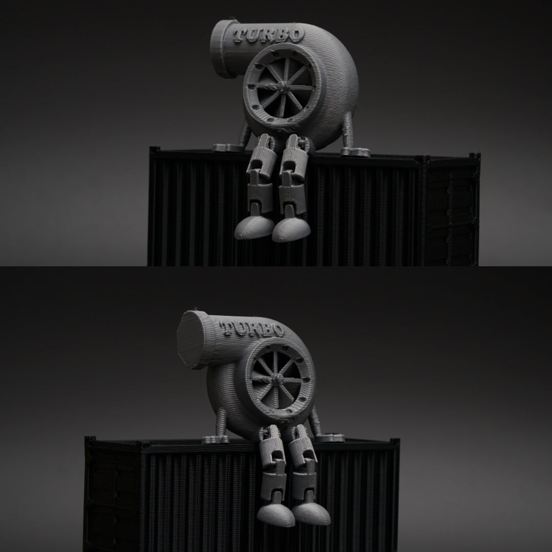 Articulated Turbo For Any Space (Grey) - Kunju Vandi