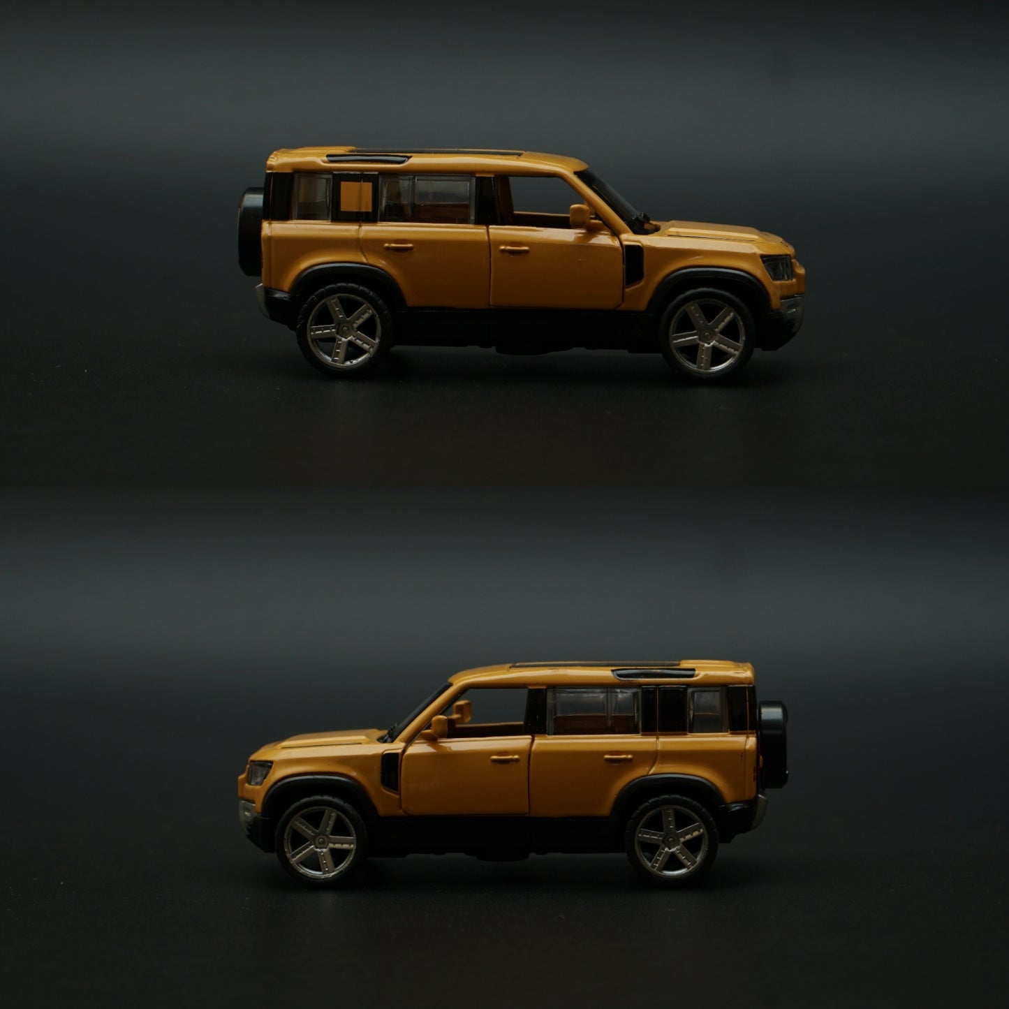 1:43 Defender Yellow Metal Body - Kunju Vandi