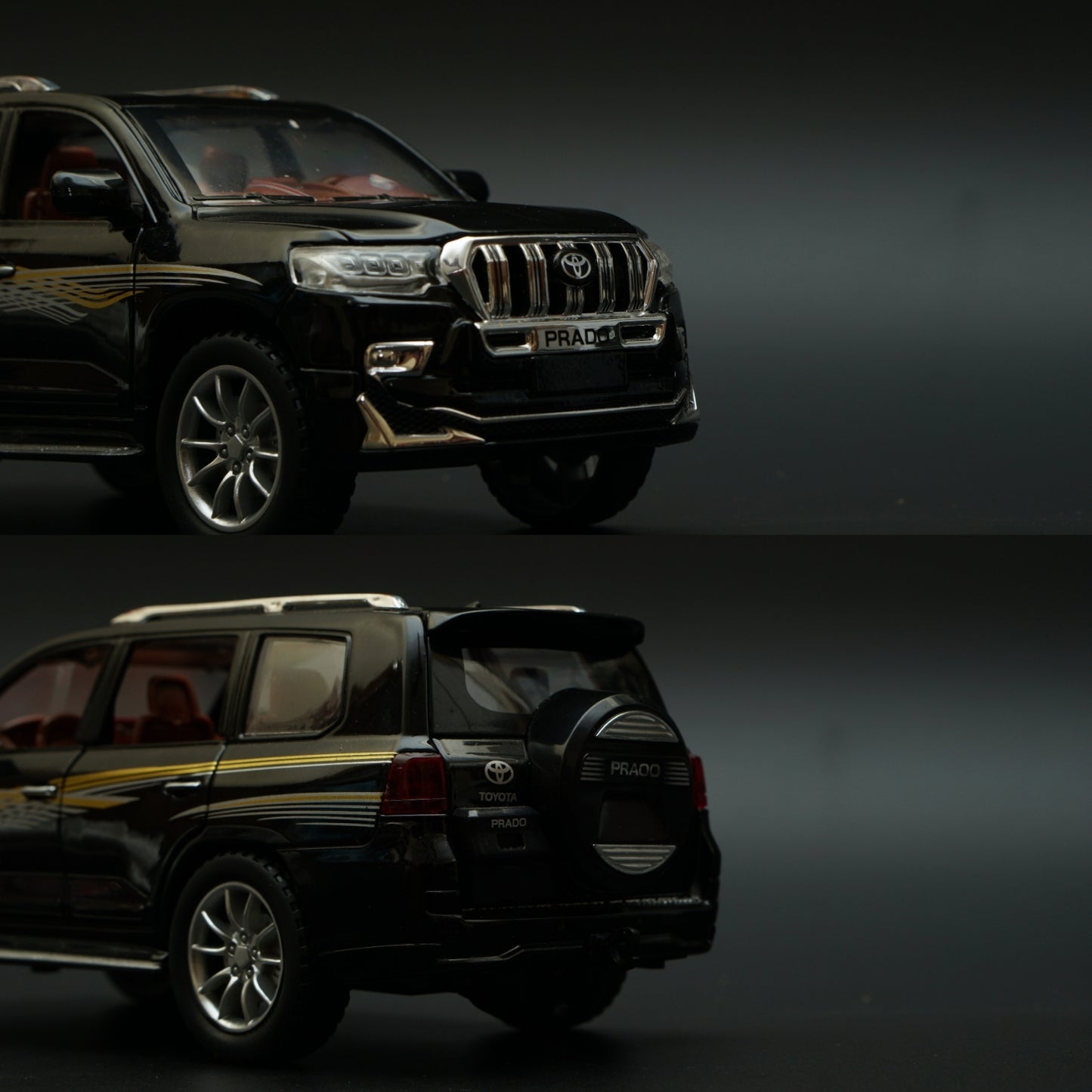 1:24 Toyota Land Cruiser Prado Diecast Car -  Kunju Vandi
