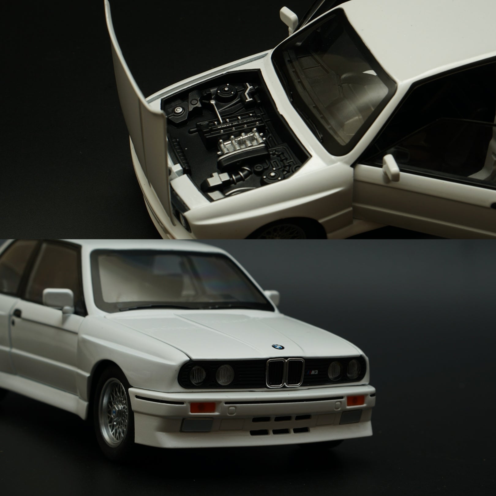 1:24 BMW M3 E30  High Quality Diecast (White) -  Kunju Vandi