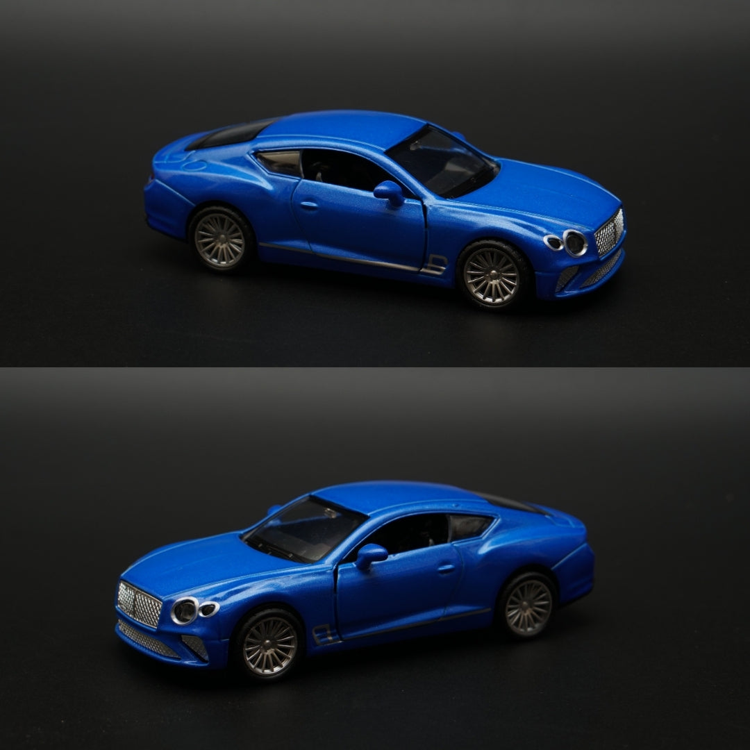 1:36 Bentley Diecast Blue - Kunju Vandi
