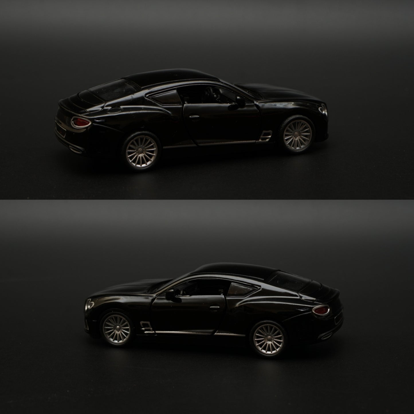 1:36 Bentley Diecast Black - Kunju Vandi