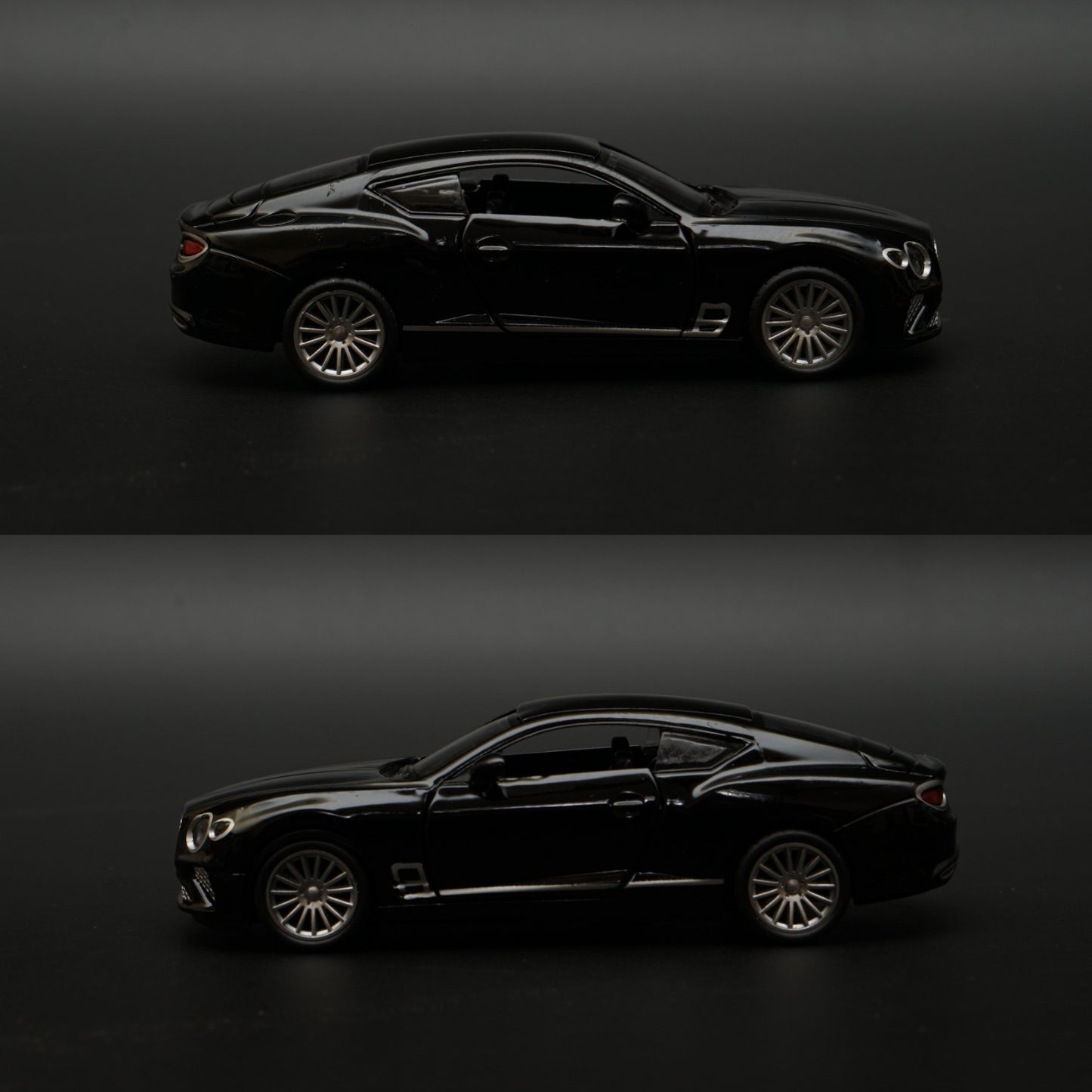 1:36 Bentley Diecast Black - Kunju Vandi