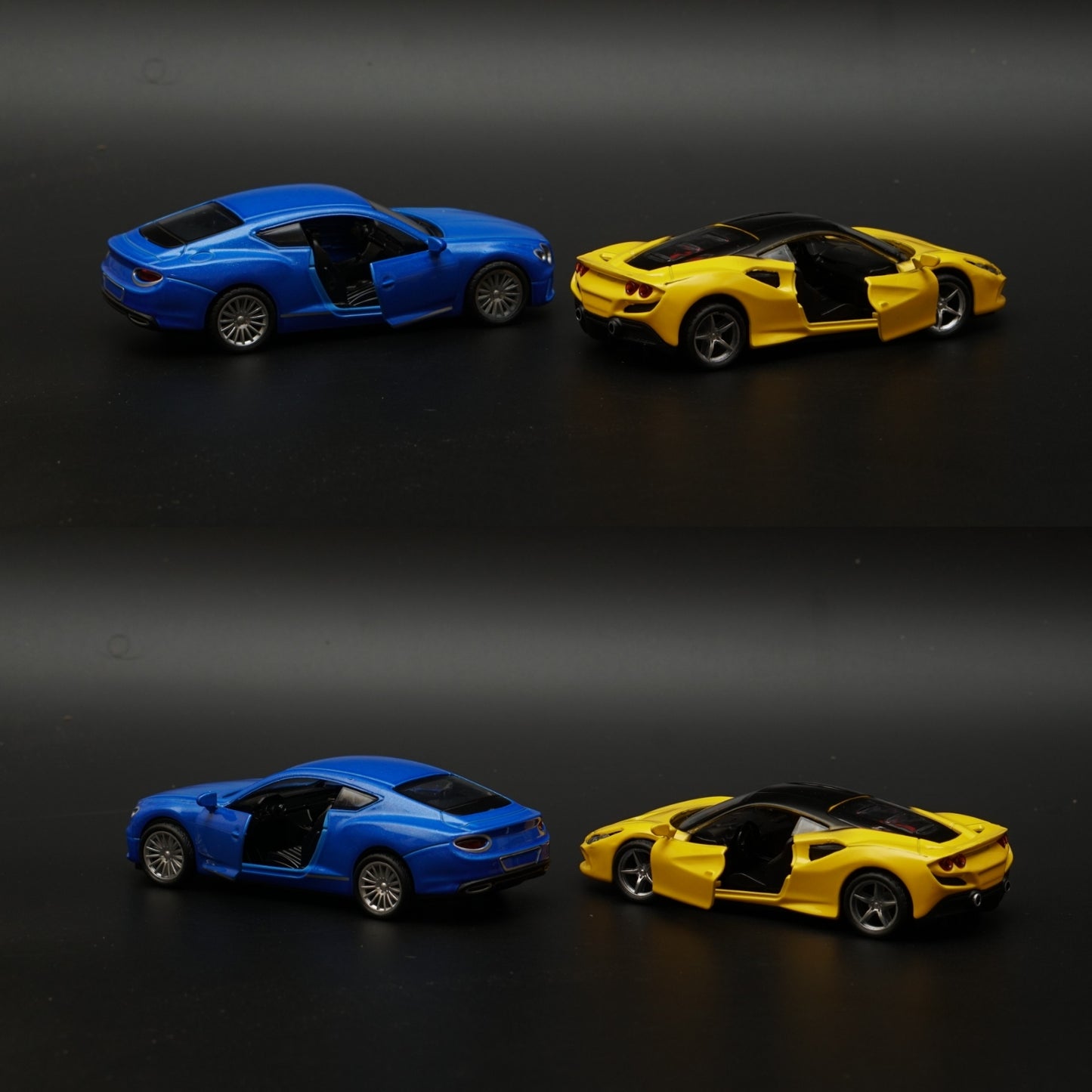 1:36 Ferrari , Bentley Diecast Combo (Yellow,Blue) - Kunju Vandi
