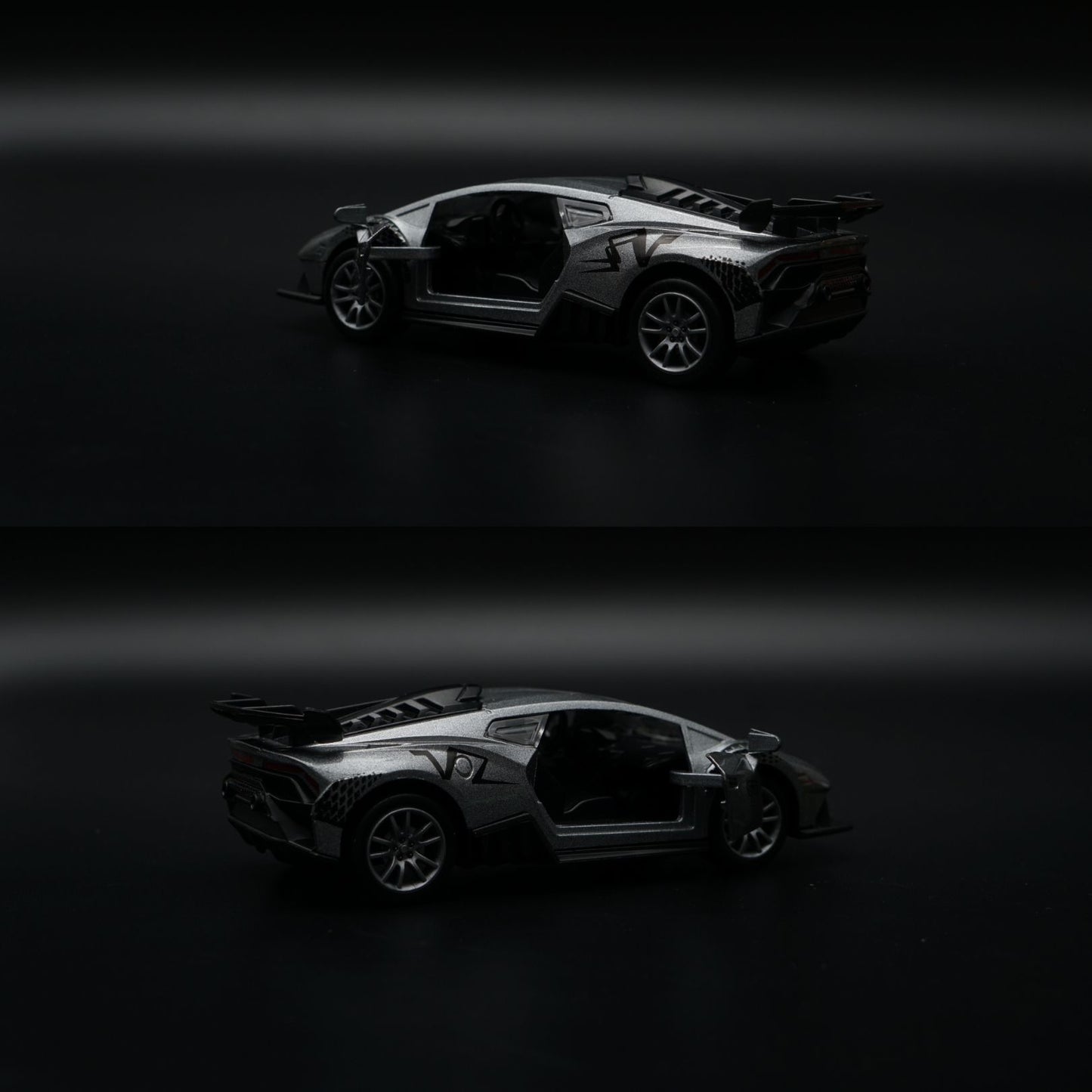 1:36 Lamborghini Diecast Supercar | Grey STO Livery | Collector's Model
