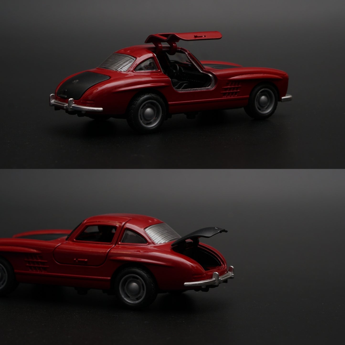 1:36 Benz 300SL Diecast (Red) - Kunju Vandi