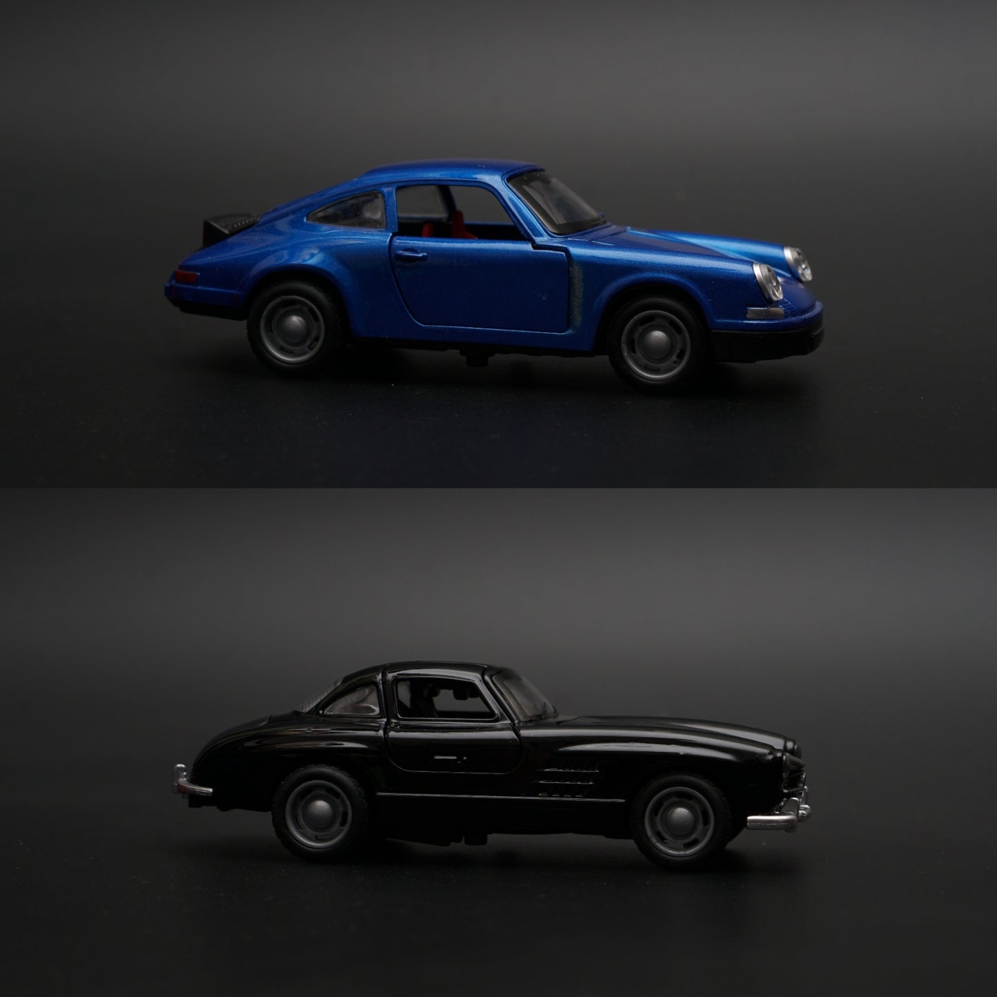 1:36 Porsche , Benz Diecast Combo (Blue,Black)