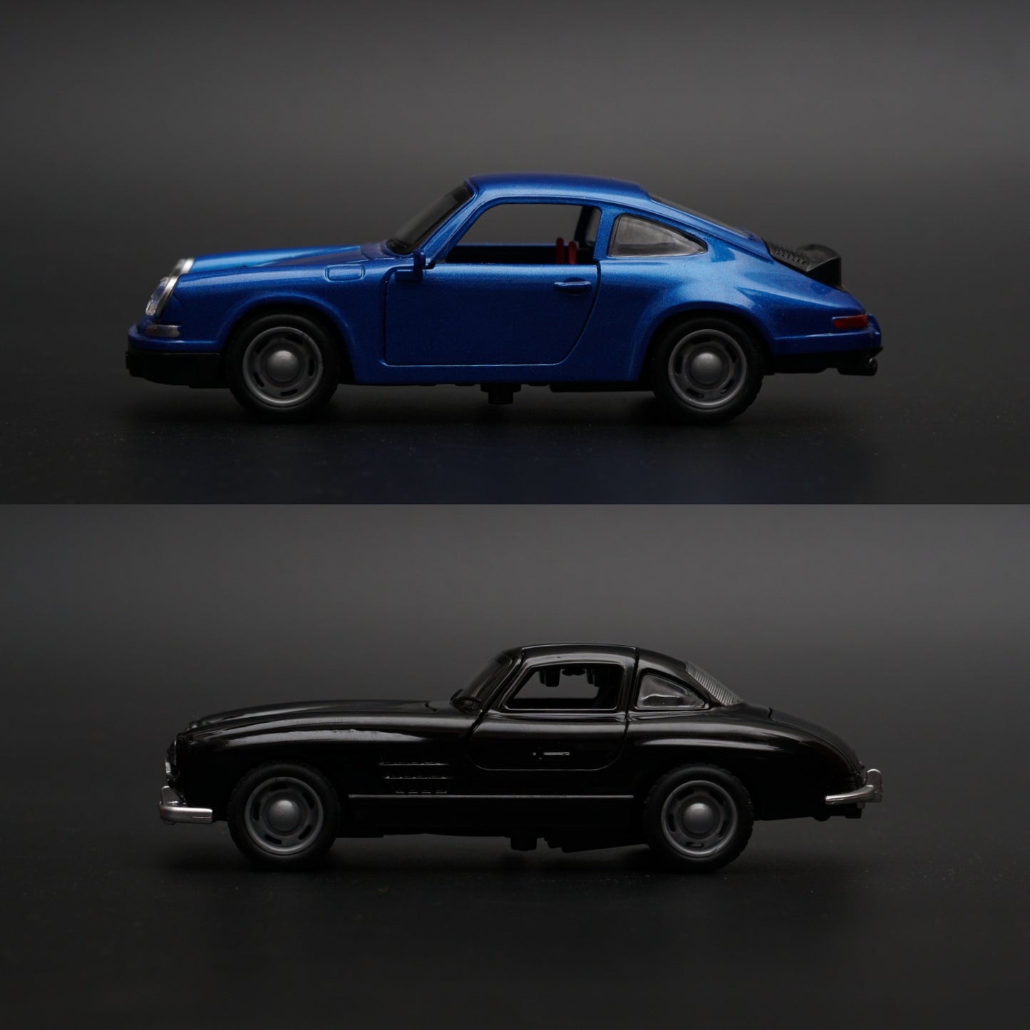 1:36 Porsche , Benz Diecast Combo (Blue,Black)
