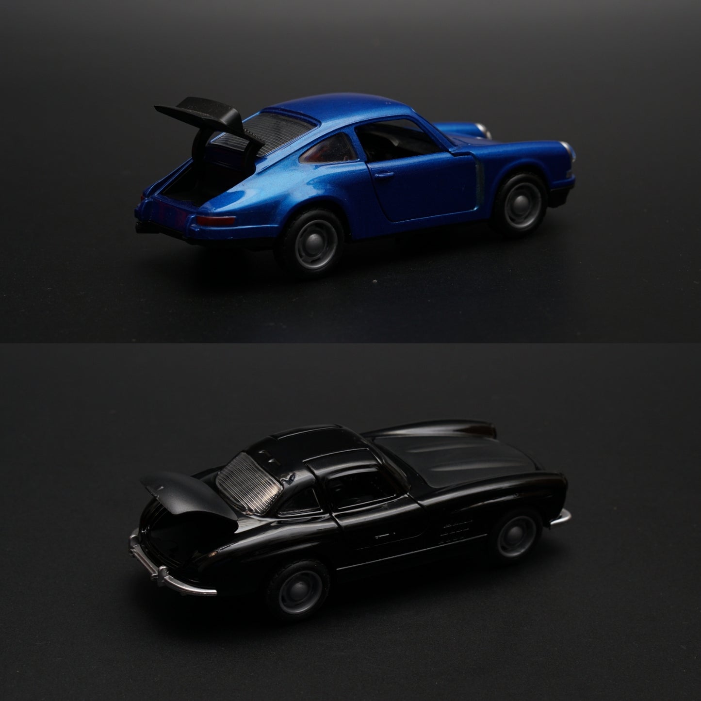 1:36 Porsche , Benz Diecast Combo (Blue,Black)