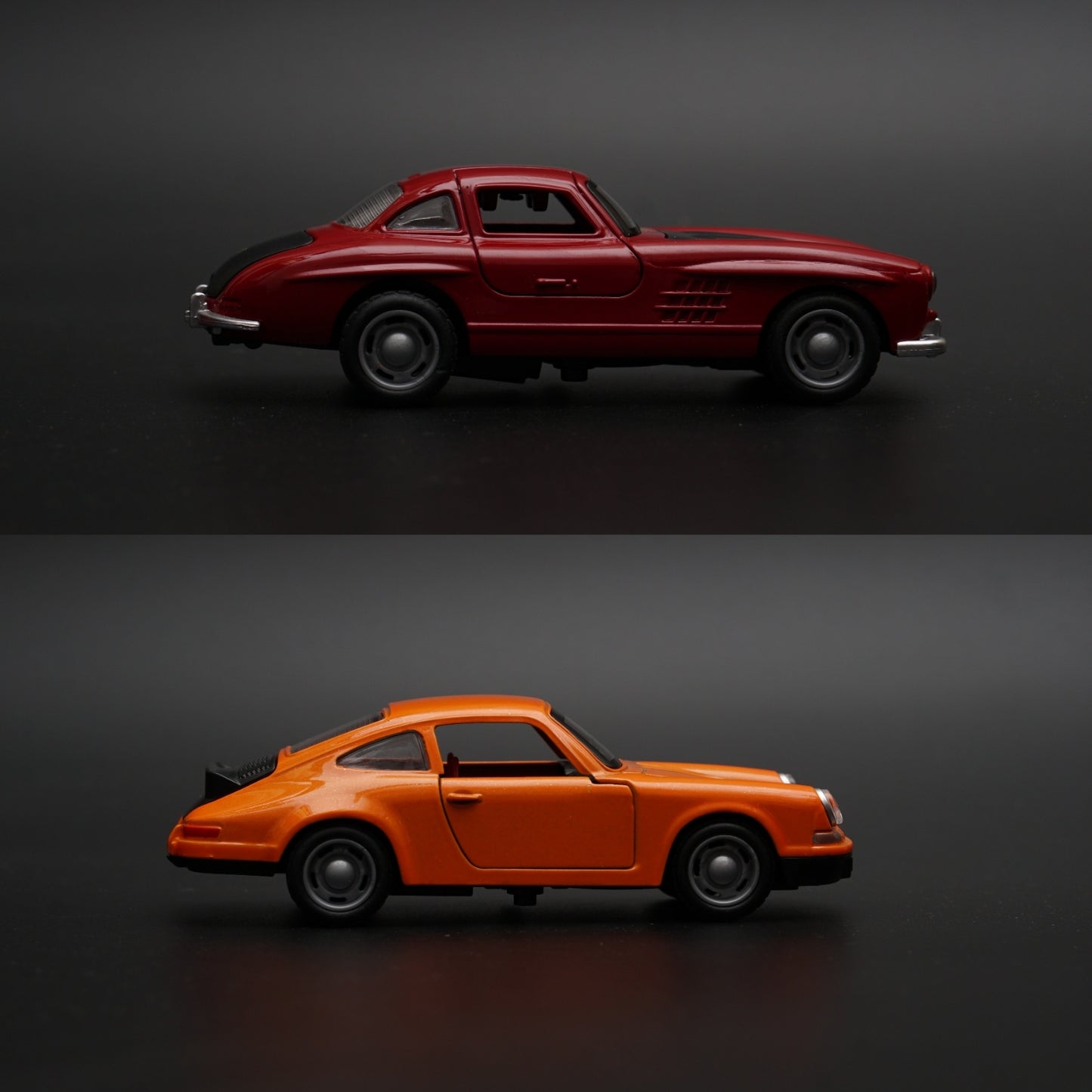 1:36 Porsche , Benz Diecast Combo (Red,Orange) - Kunju Vandi