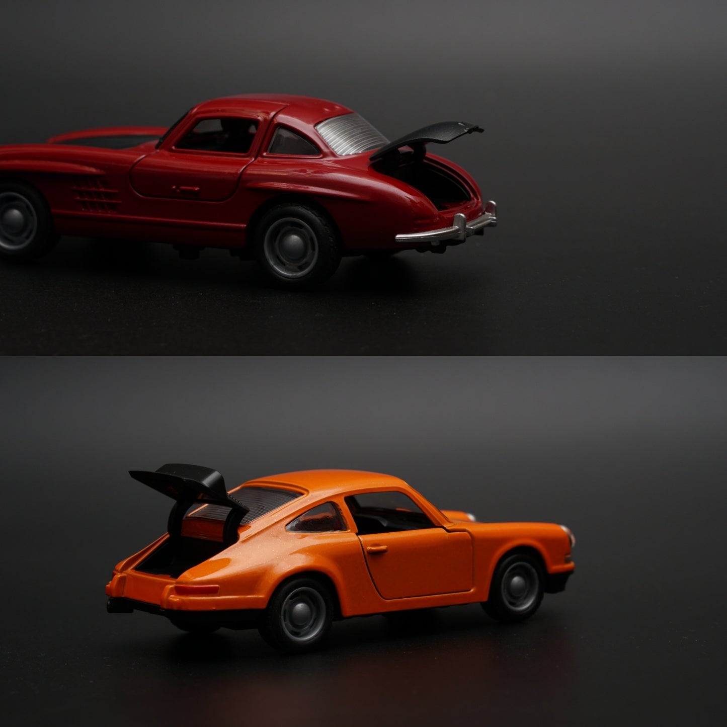 1:36 Porsche , Benz Diecast Combo (Red,Orange) - Kunju Vandi