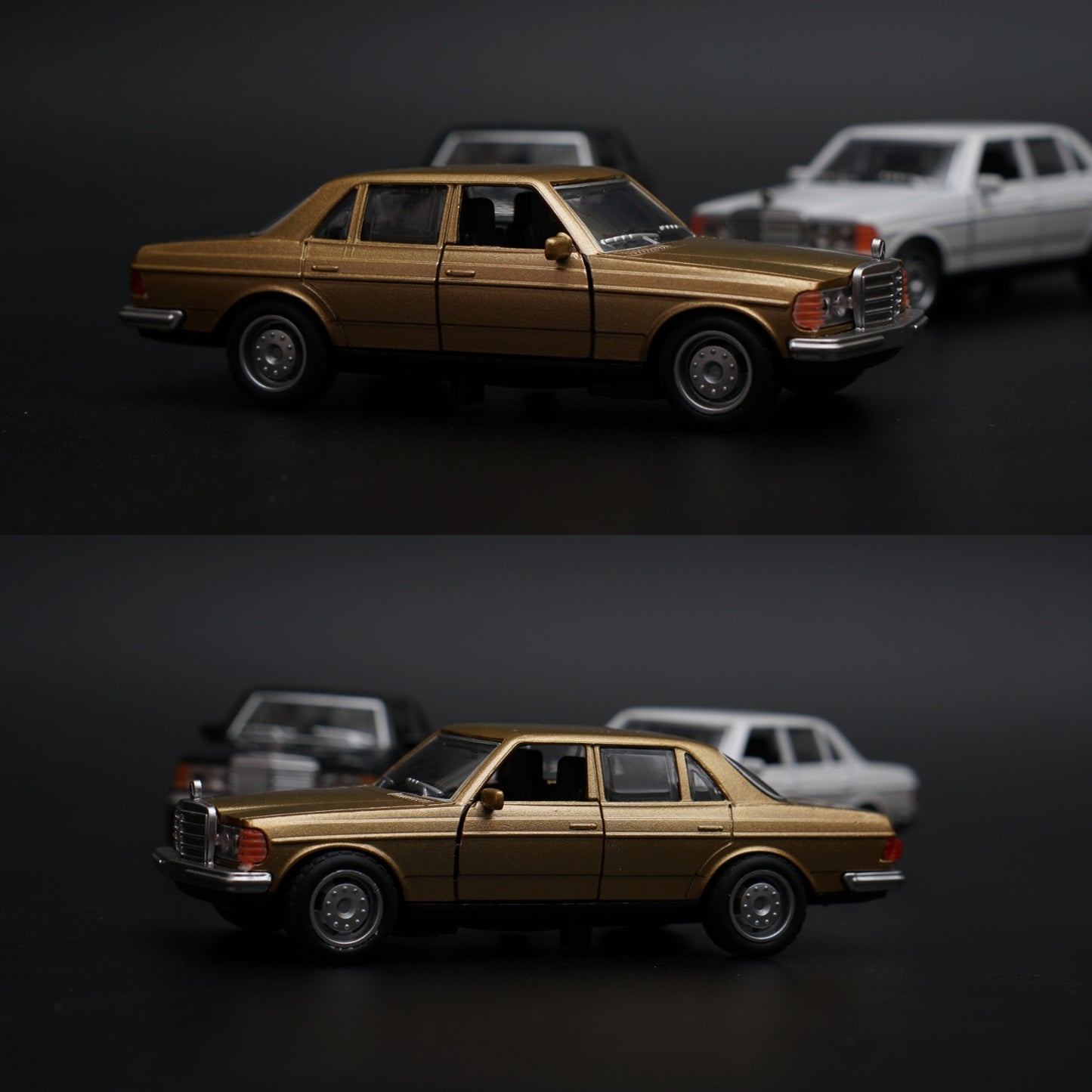 1:36 Mercedes Benz W123 Metal Diecast Car Combo (3 Pcs) - Kunju Vandi