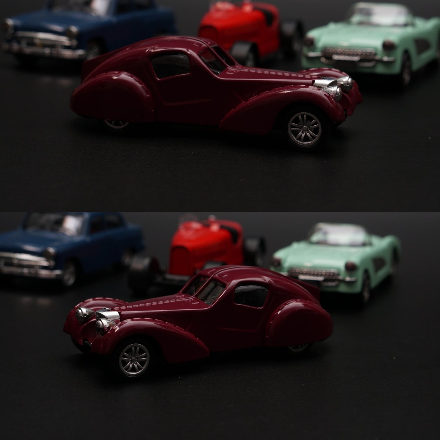 1:43 Vintage Cars Combo 4Pcs