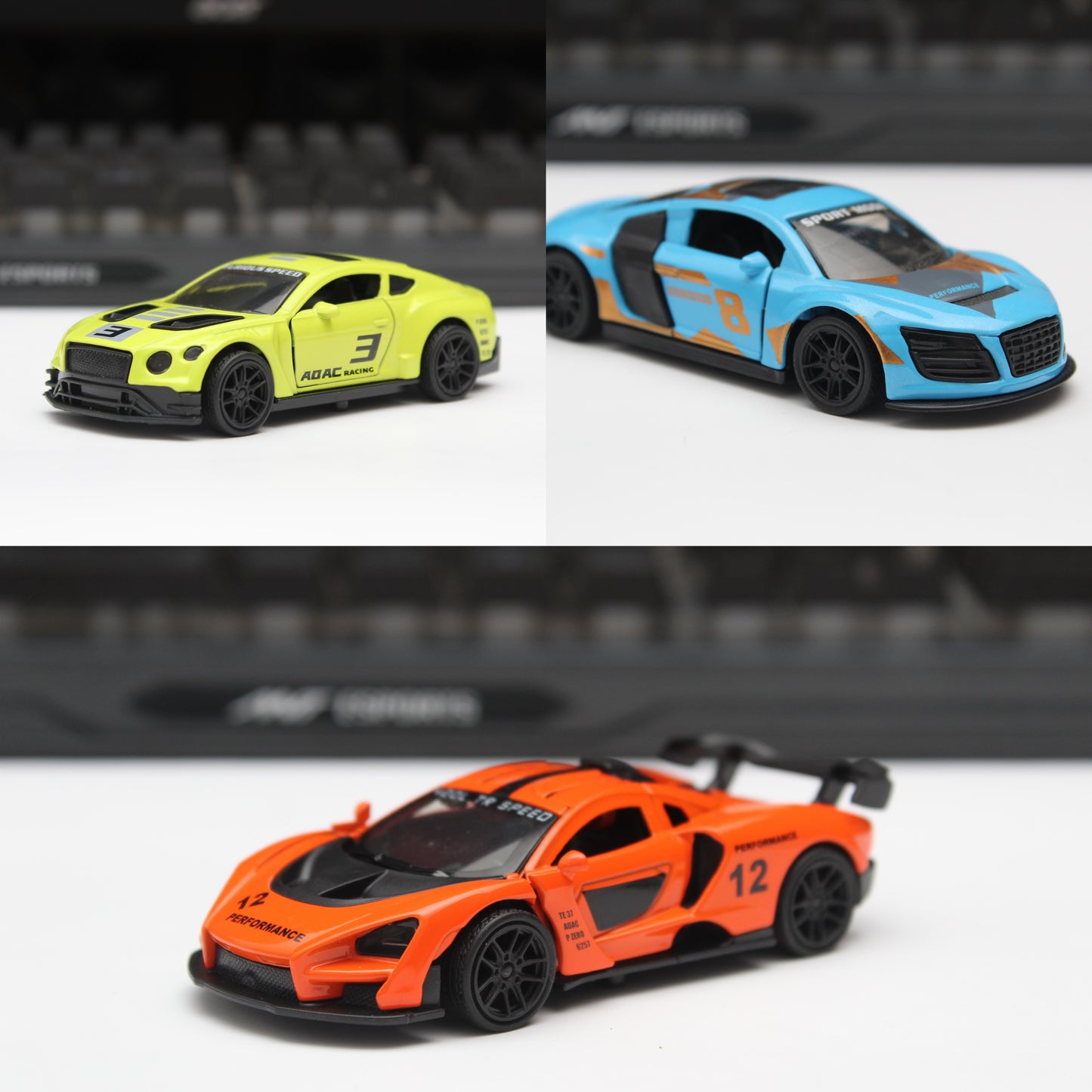 1:43 McLaren , Audi , Bentley , 3 Car Combo