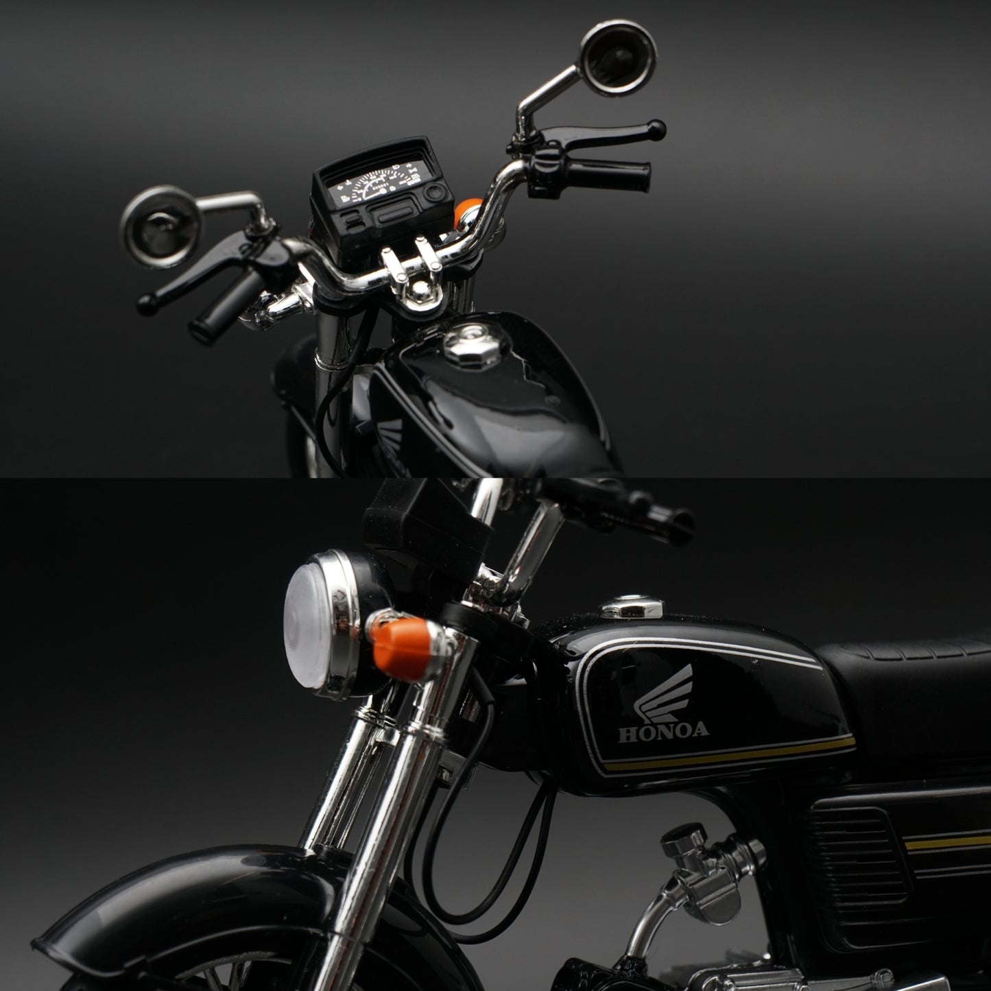 1:10 Scale Honda JH-70 Diecast Model Bike – Black ,STOCK CLEARING -  Kunju Vandi  
