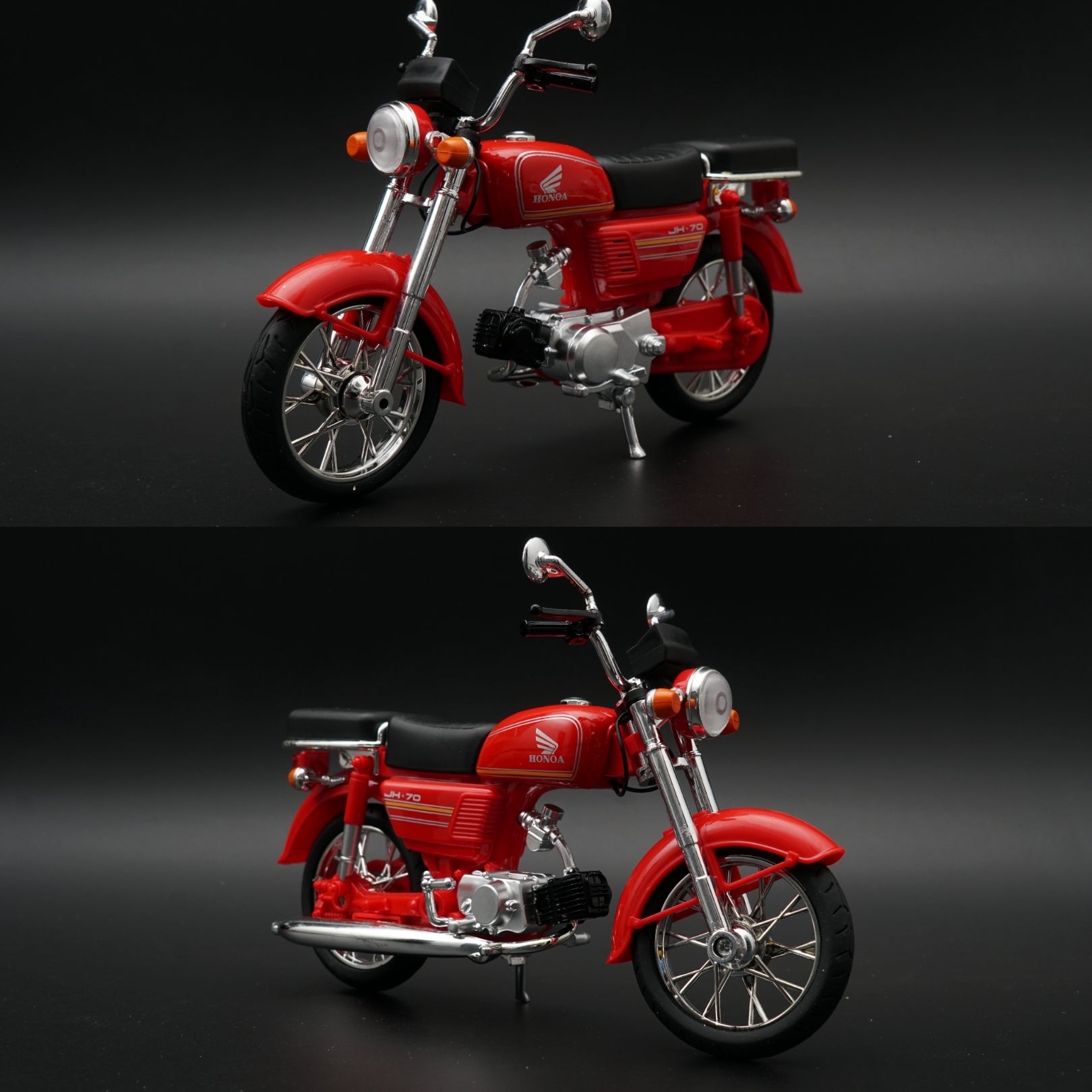 1:10 Scale Honda JH-70 Diecast Model Bike – Red ,STOCK CLEARING -  Kunju Vandi  