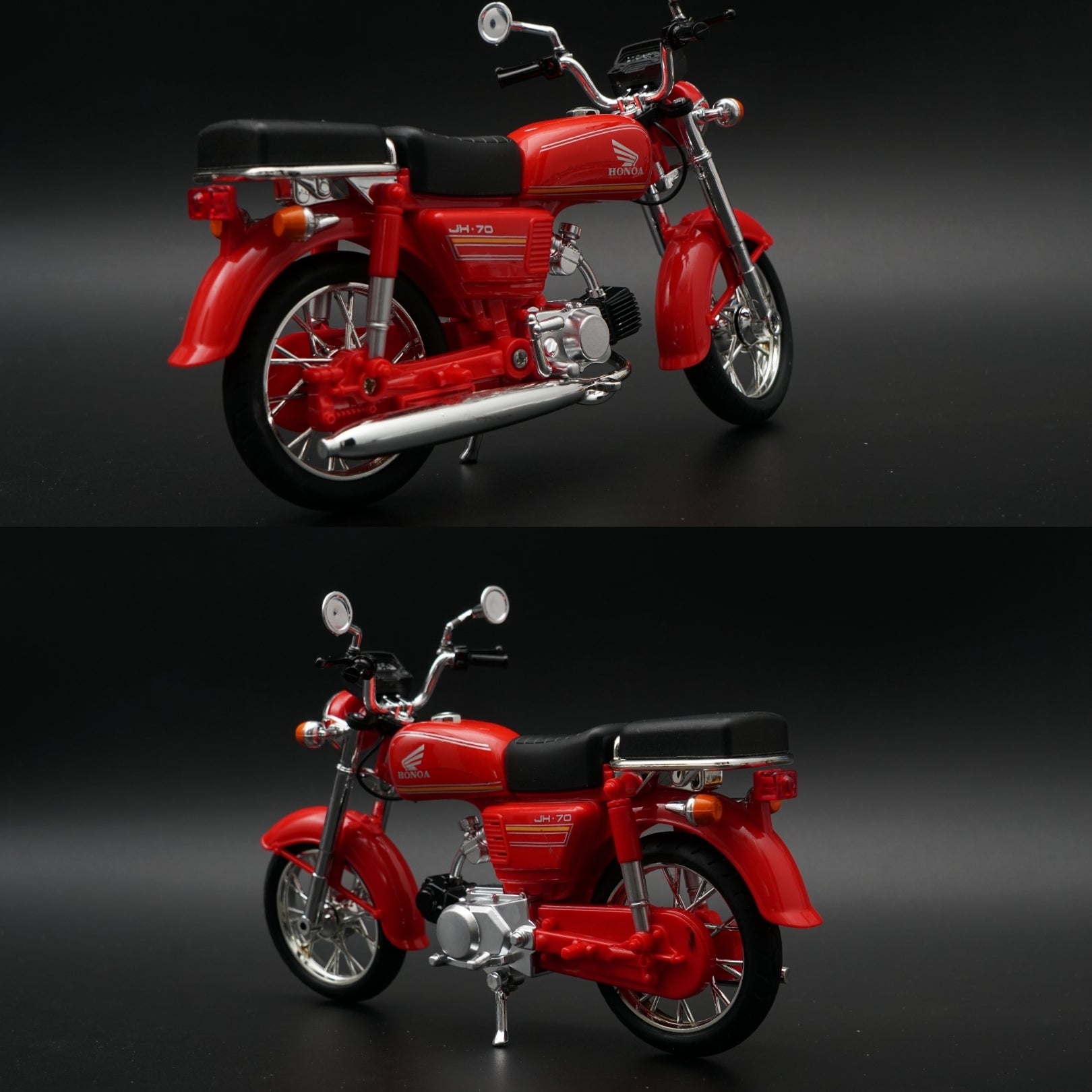 1:10 Scale Honda JH-70 Diecast Model Bike – Red ,STOCK CLEARING -  Kunju Vandi  