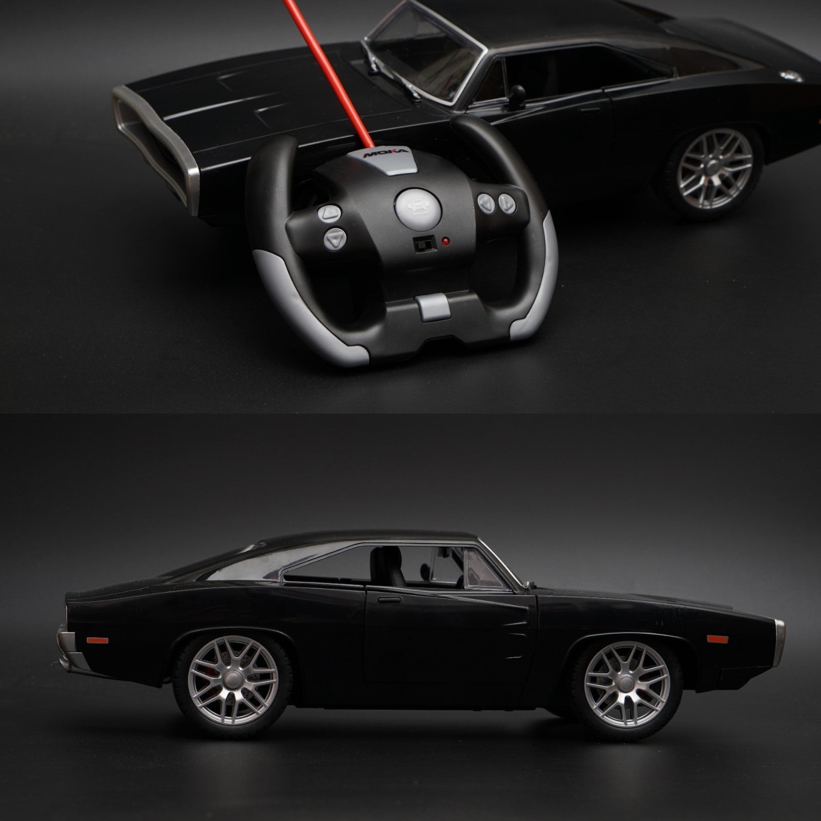 1:18 Dodge Charger Remote Controlled Toy Car -  Kunju Vandi  