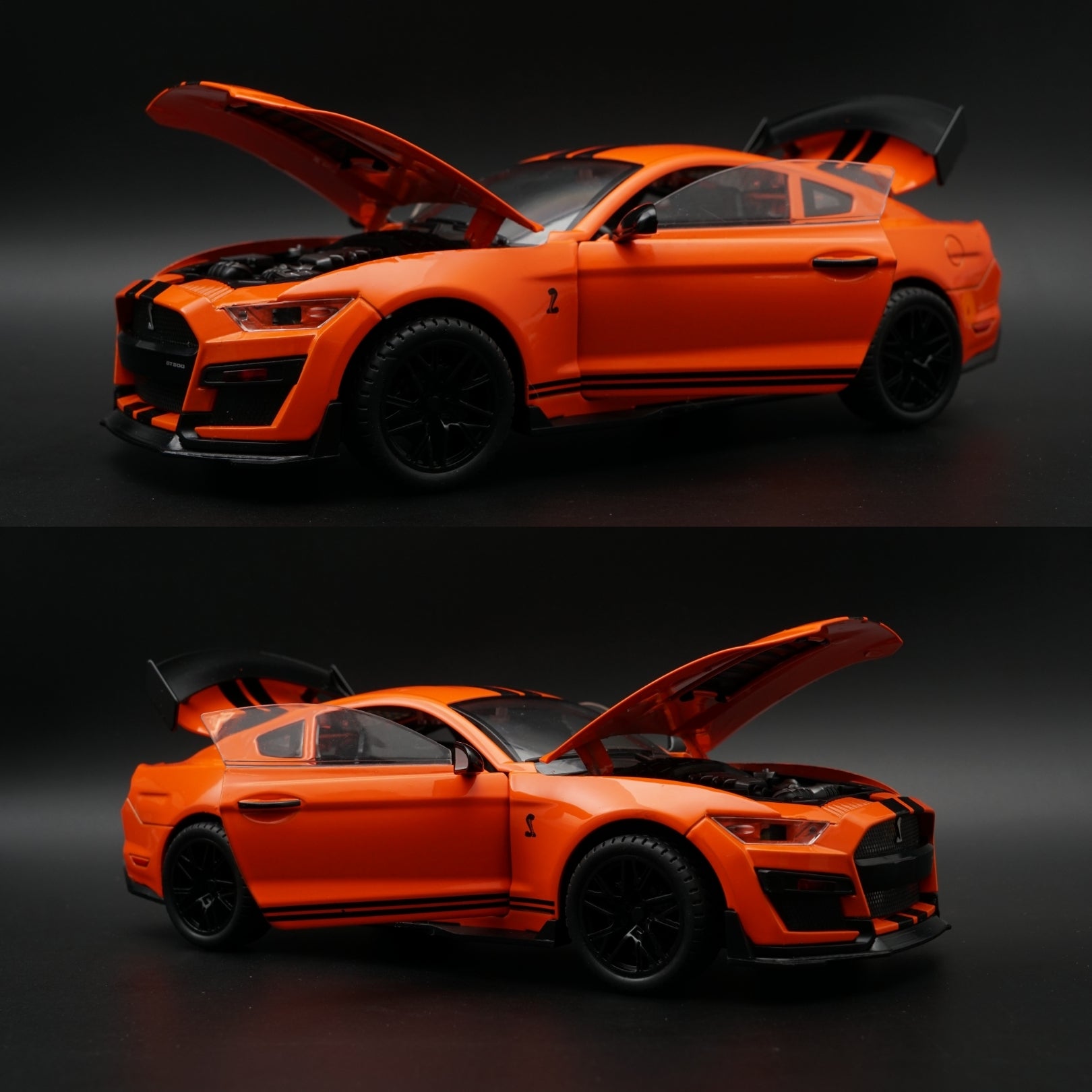 1:18 Ford Mustang Shelby GT500 Model – Orange -  Kunju Vandi  