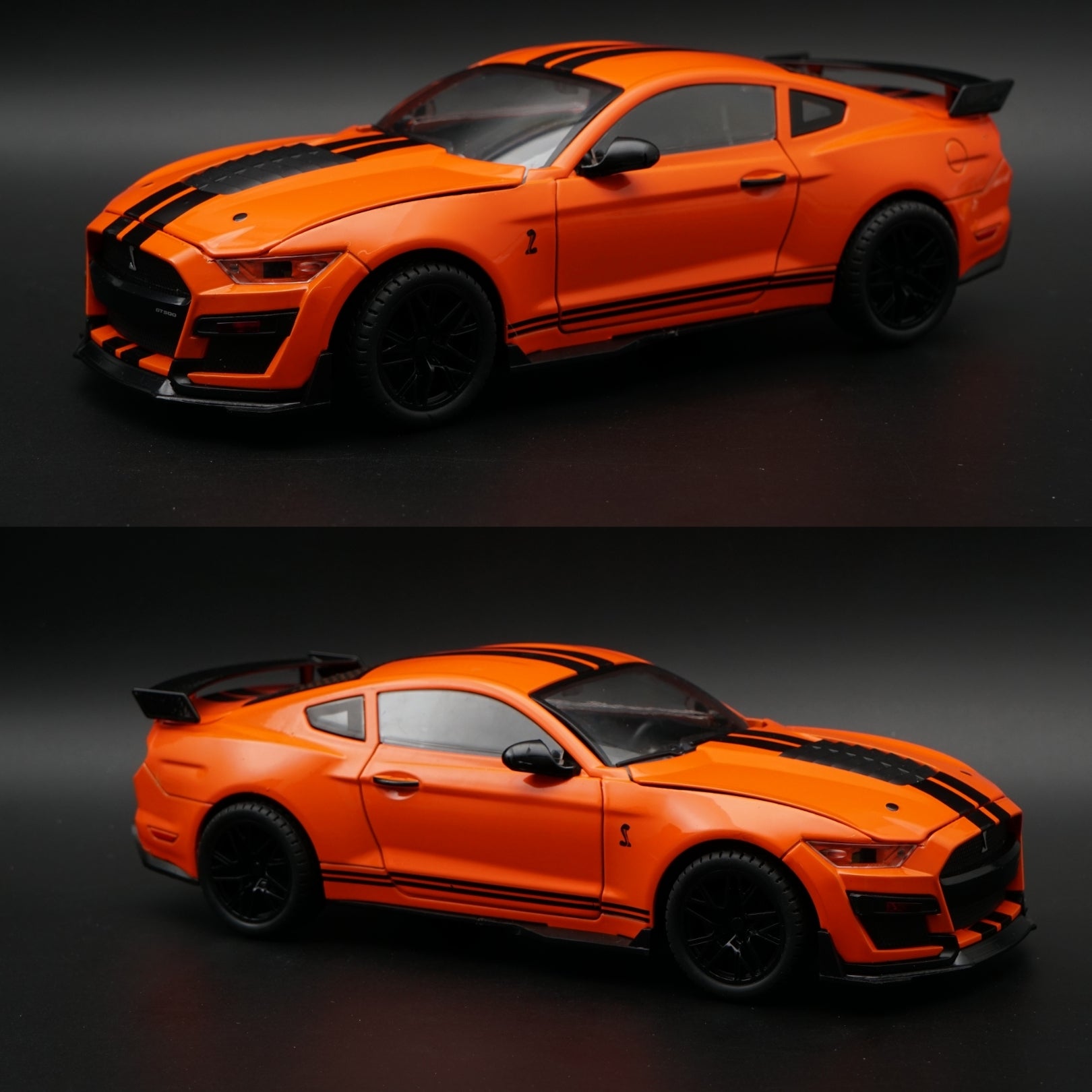 1:18 Ford Mustang Shelby GT500 Model – Orange -  Kunju Vandi  