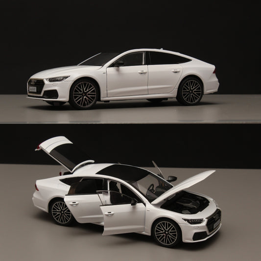 1:24 Audi A7 High Quality Diecast (White) -  Kunju Vandi  