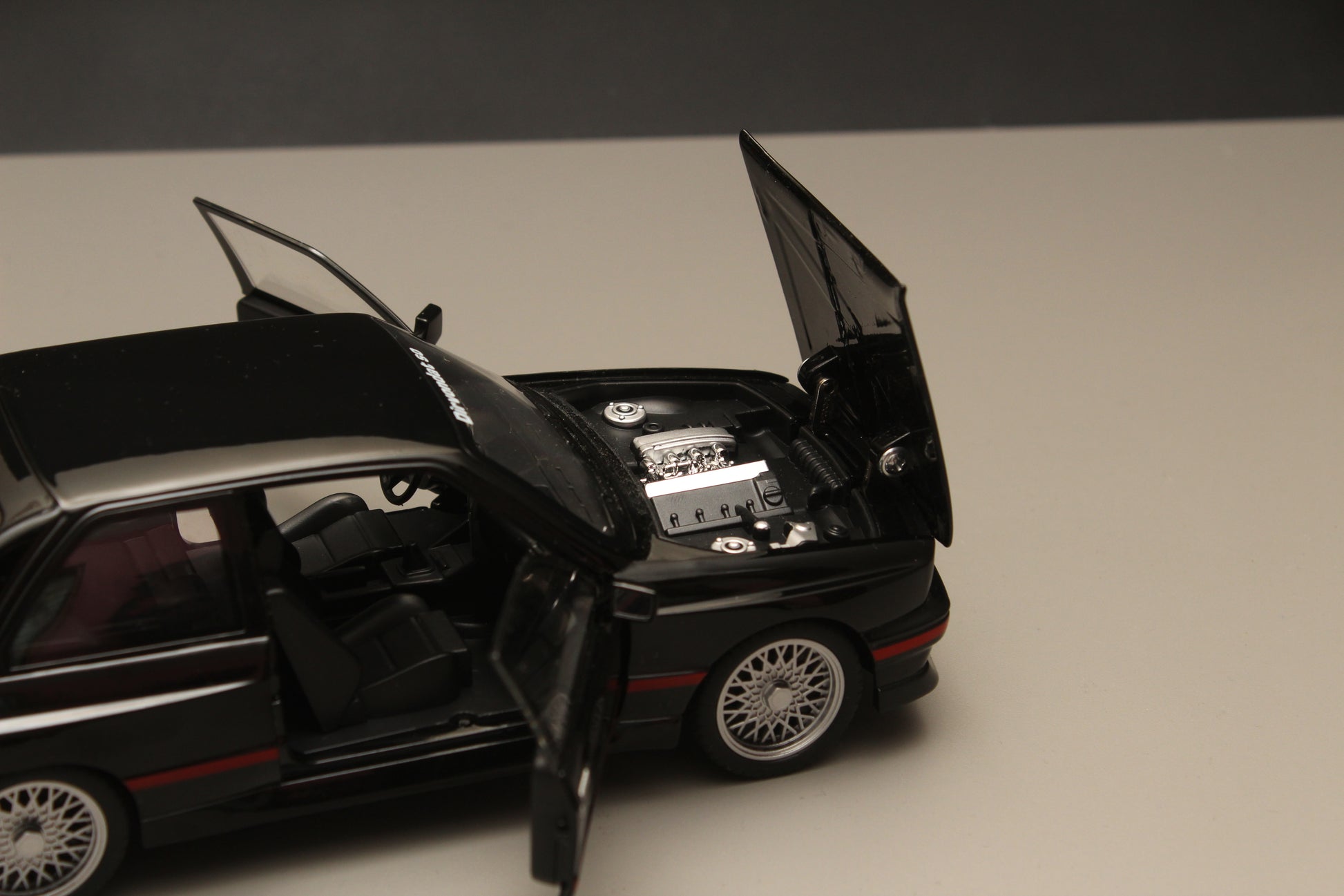 1:24 BMW E30 M3 High Quality Diecast (Black) -  Kunju Vandi  