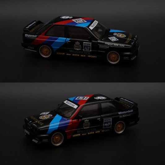 1:24 BMW M3 E30  High Quality Diecast (Black Livery) -  Kunju Vandi  