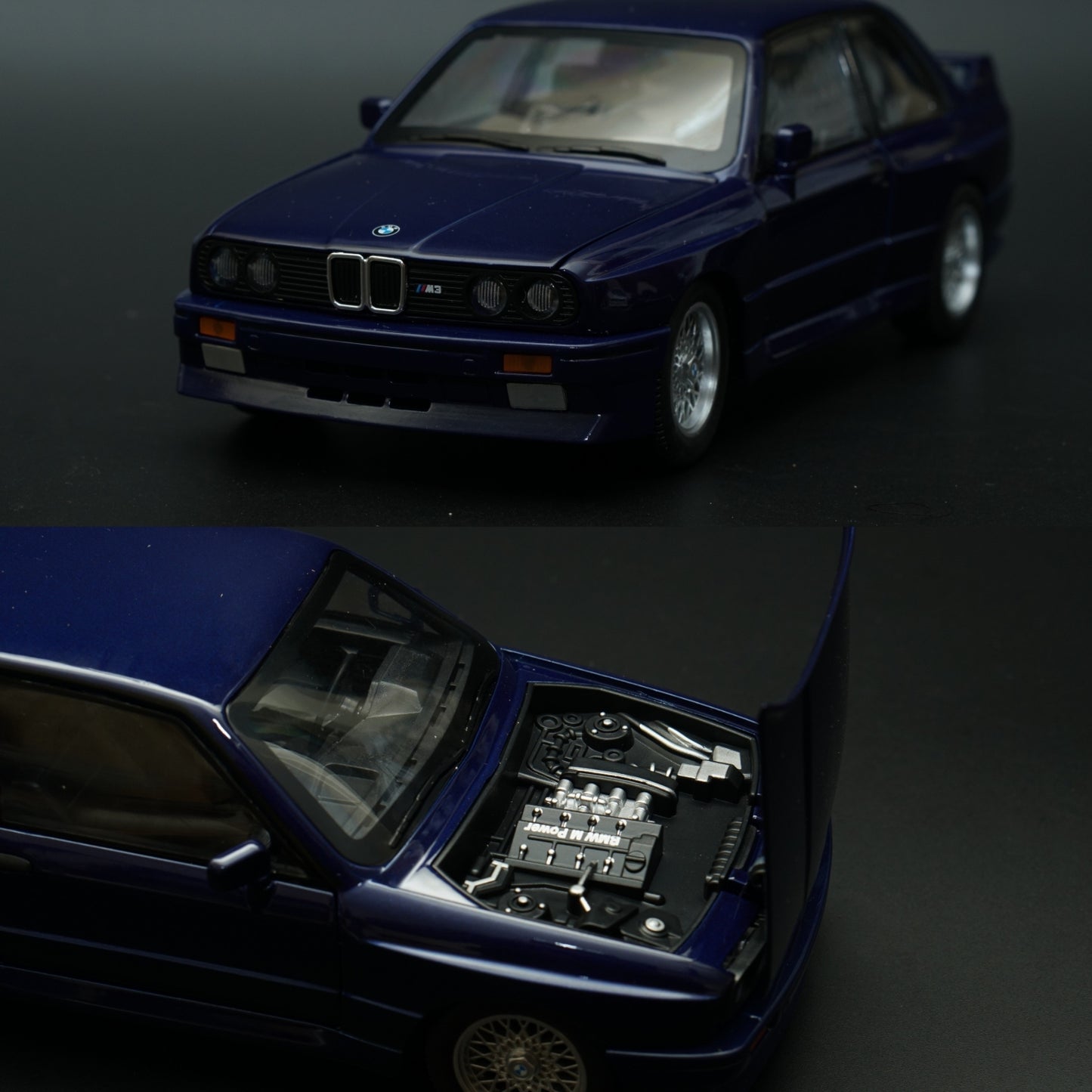 1:24 BMW M3 E30  High Quality Diecast (Blue) -  Kunju Vandi  
