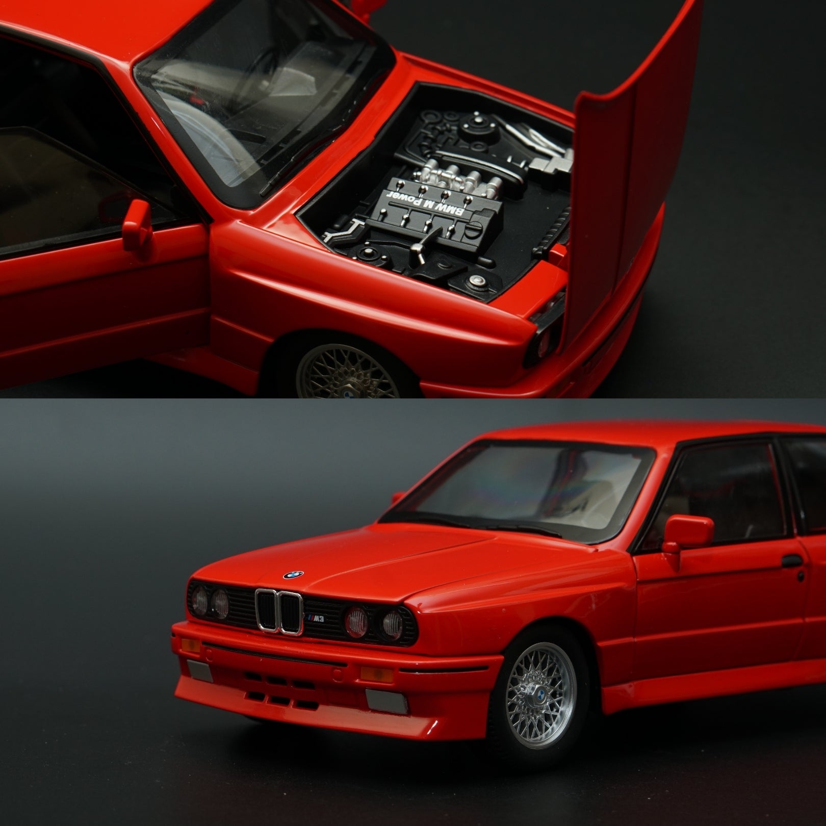 1:24 BMW M3 E30  High Quality Diecast (Red) -  Kunju Vandi  