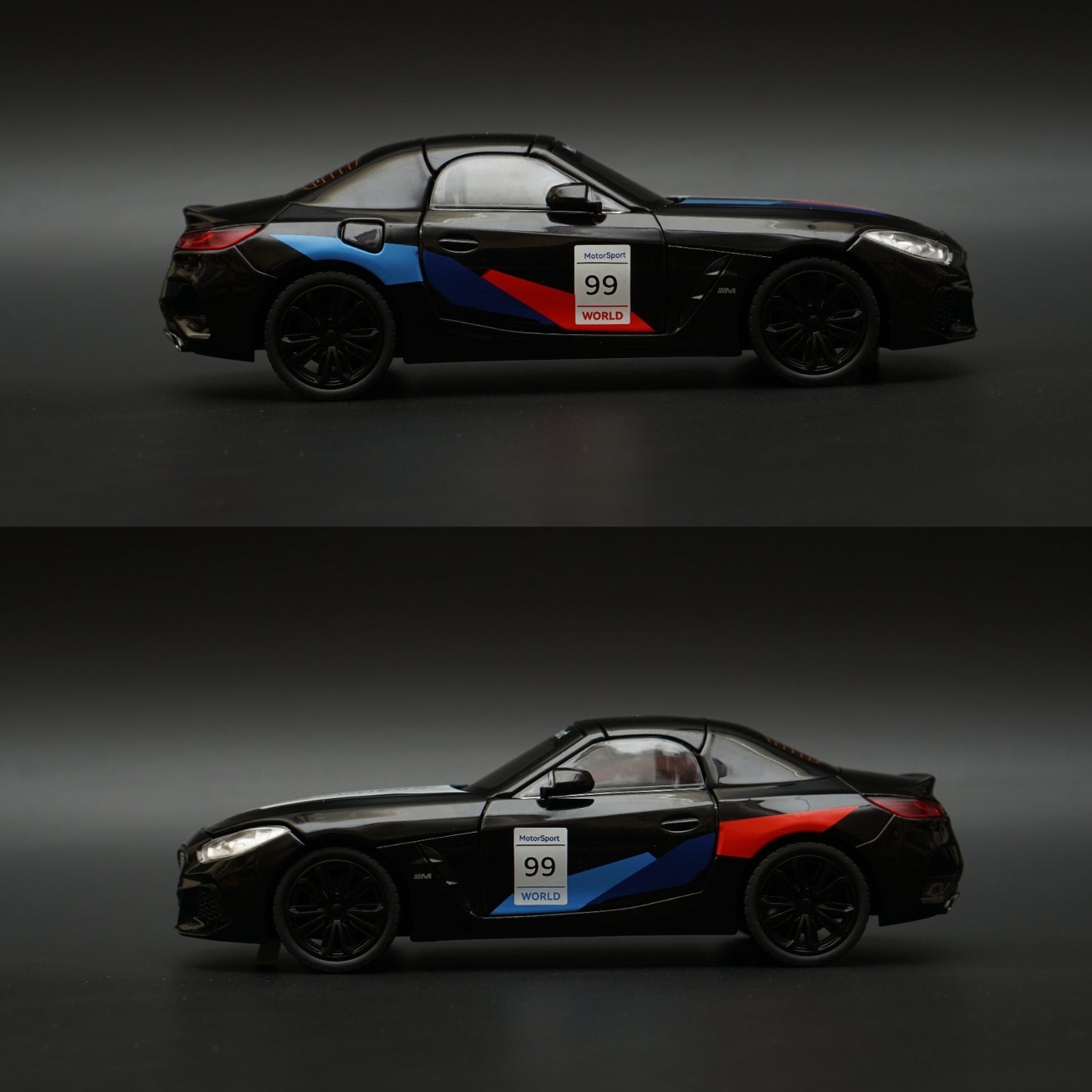 1:24 BMW Z4 Premium Quality Diecast Black -  Kunju Vandi  