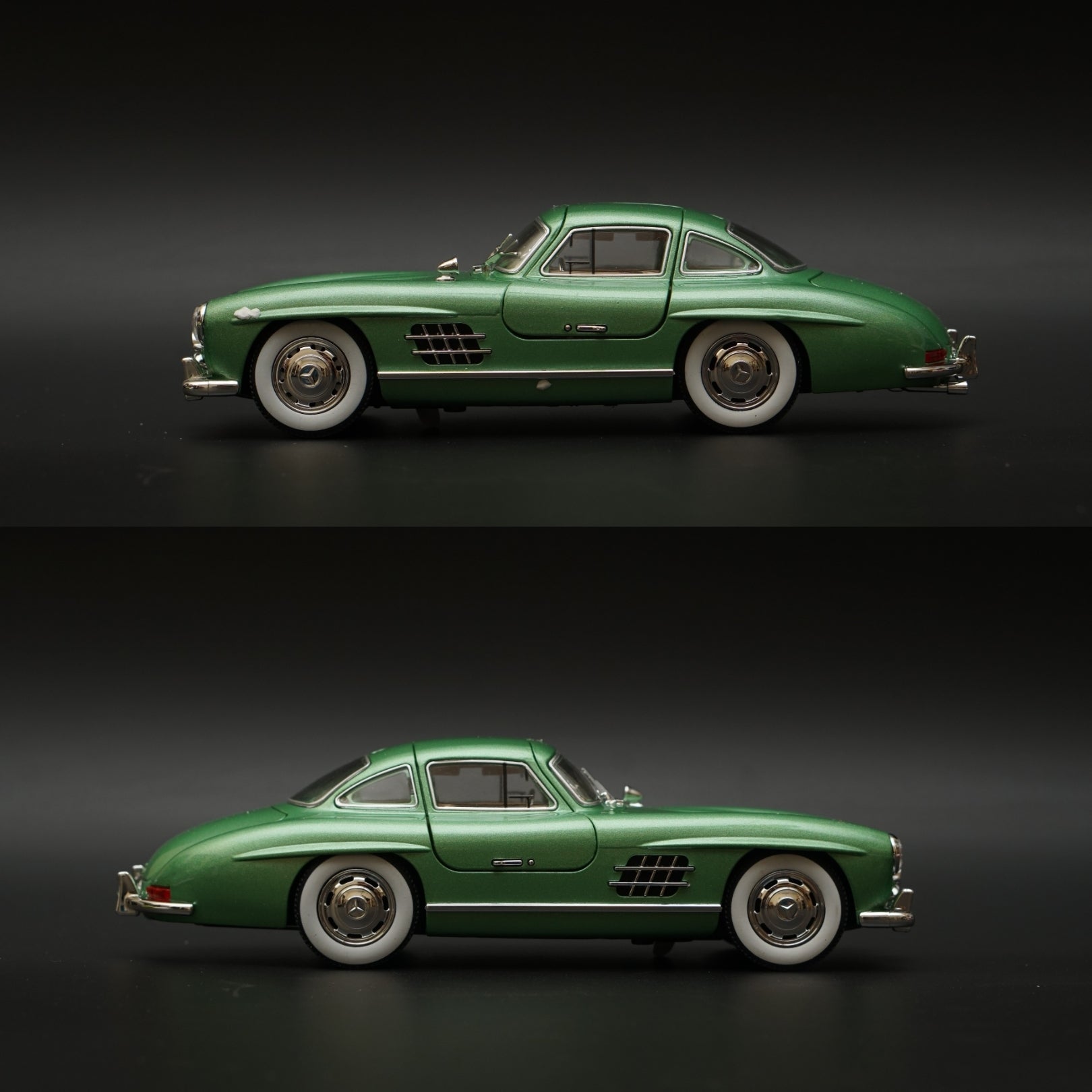 1:24 Benz 300 SL (Green) -  Kunju Vandi  