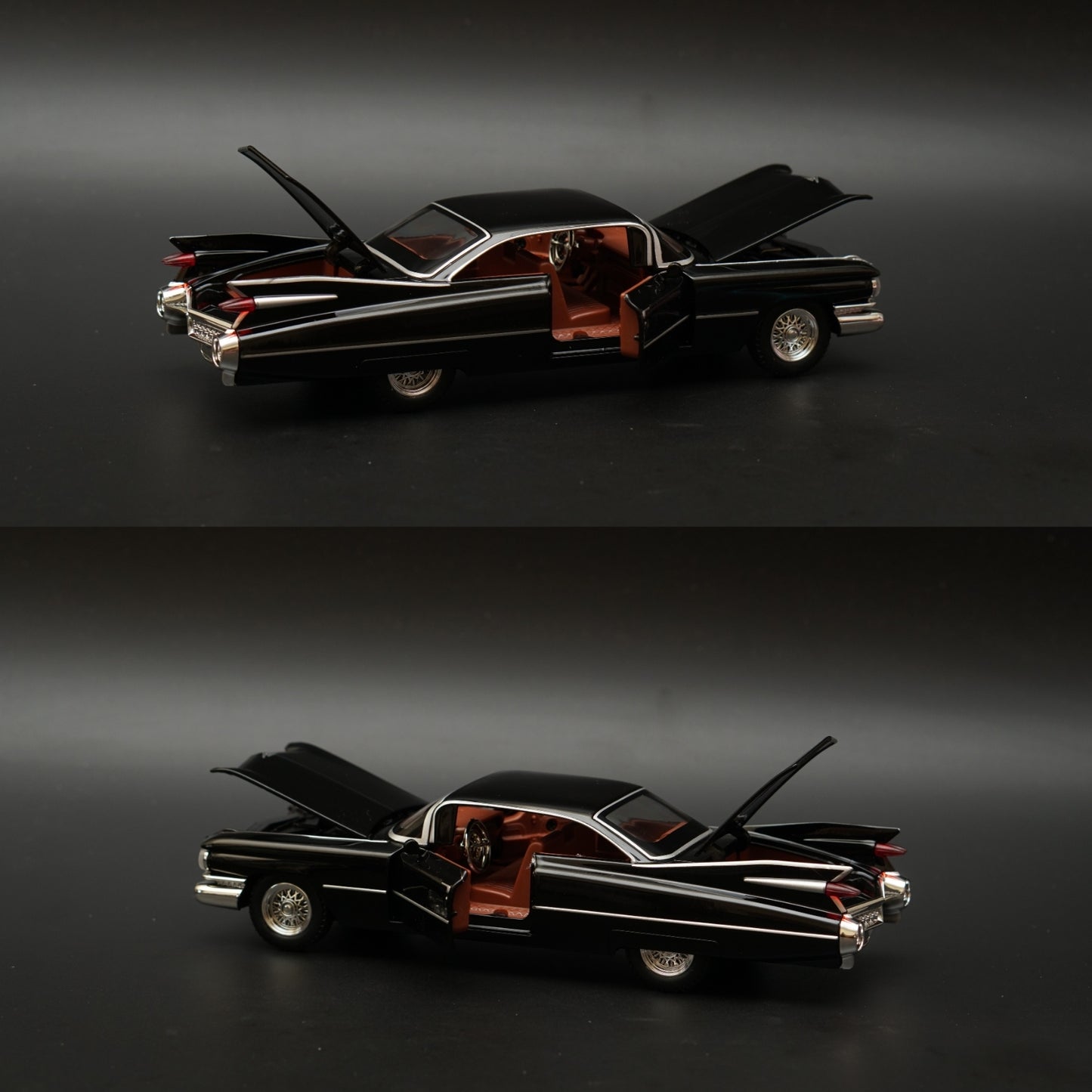 1:24 Cadillac Eldorado, Premium Quality , Black -  Kunju Vandi  