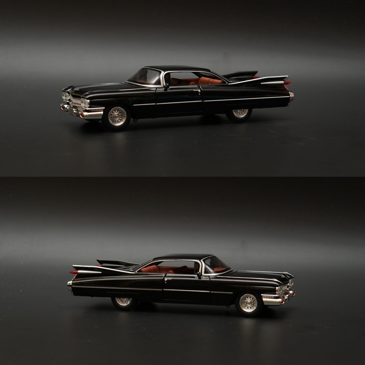 1:24 Cadillac Eldorado, Premium Quality , Black -  Kunju Vandi  