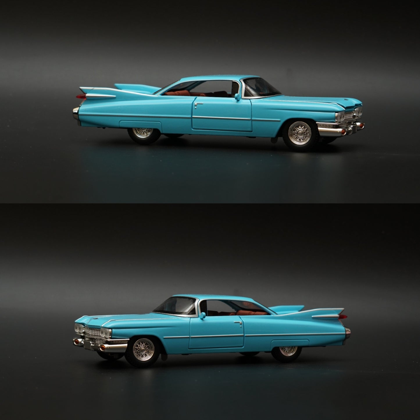 1:24 Cadillac Eldorado, Premium Quality , Blue -  Kunju Vandi  