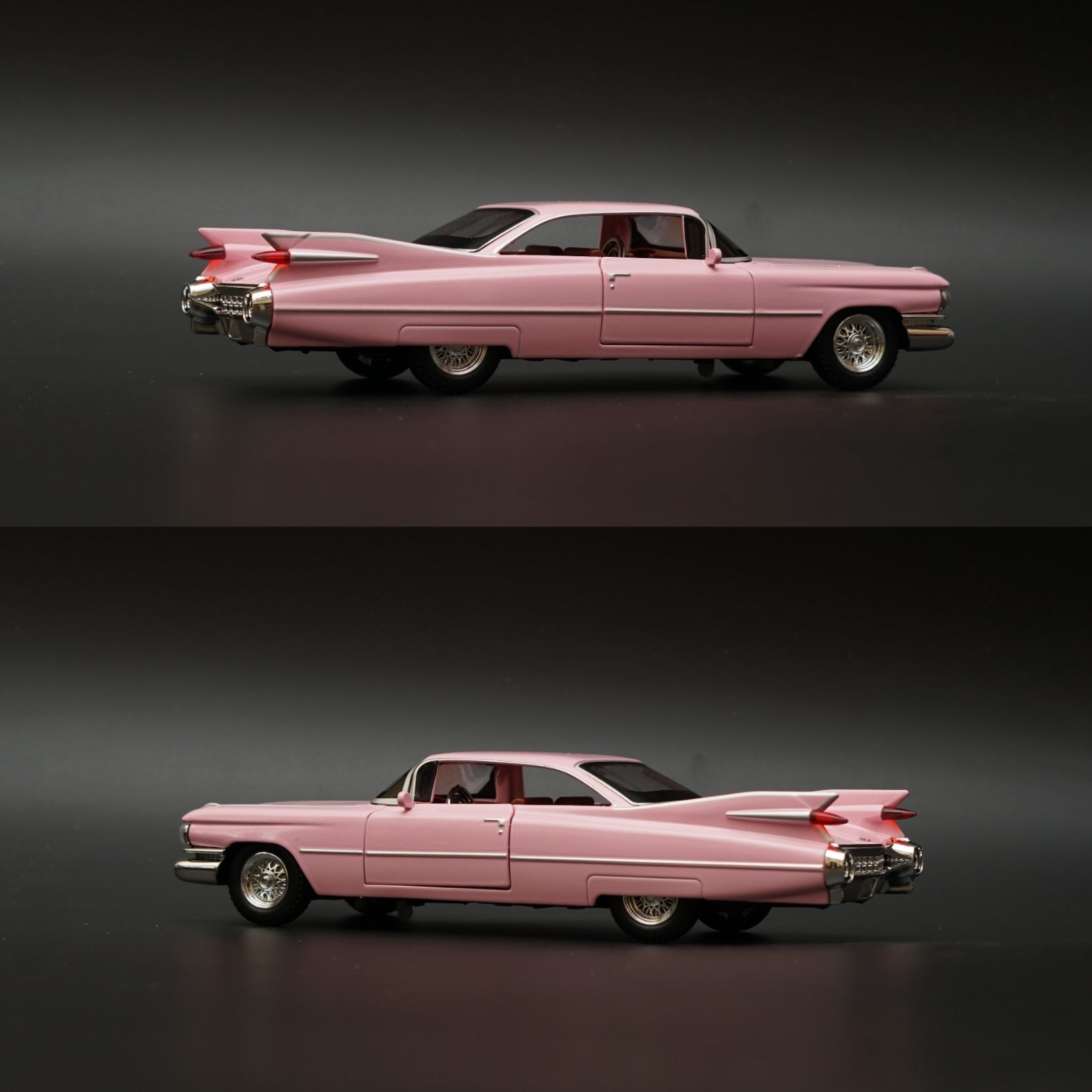 1:24 Cadillac Eldorado, Premium Quality , Pink -  Kunju Vandi  