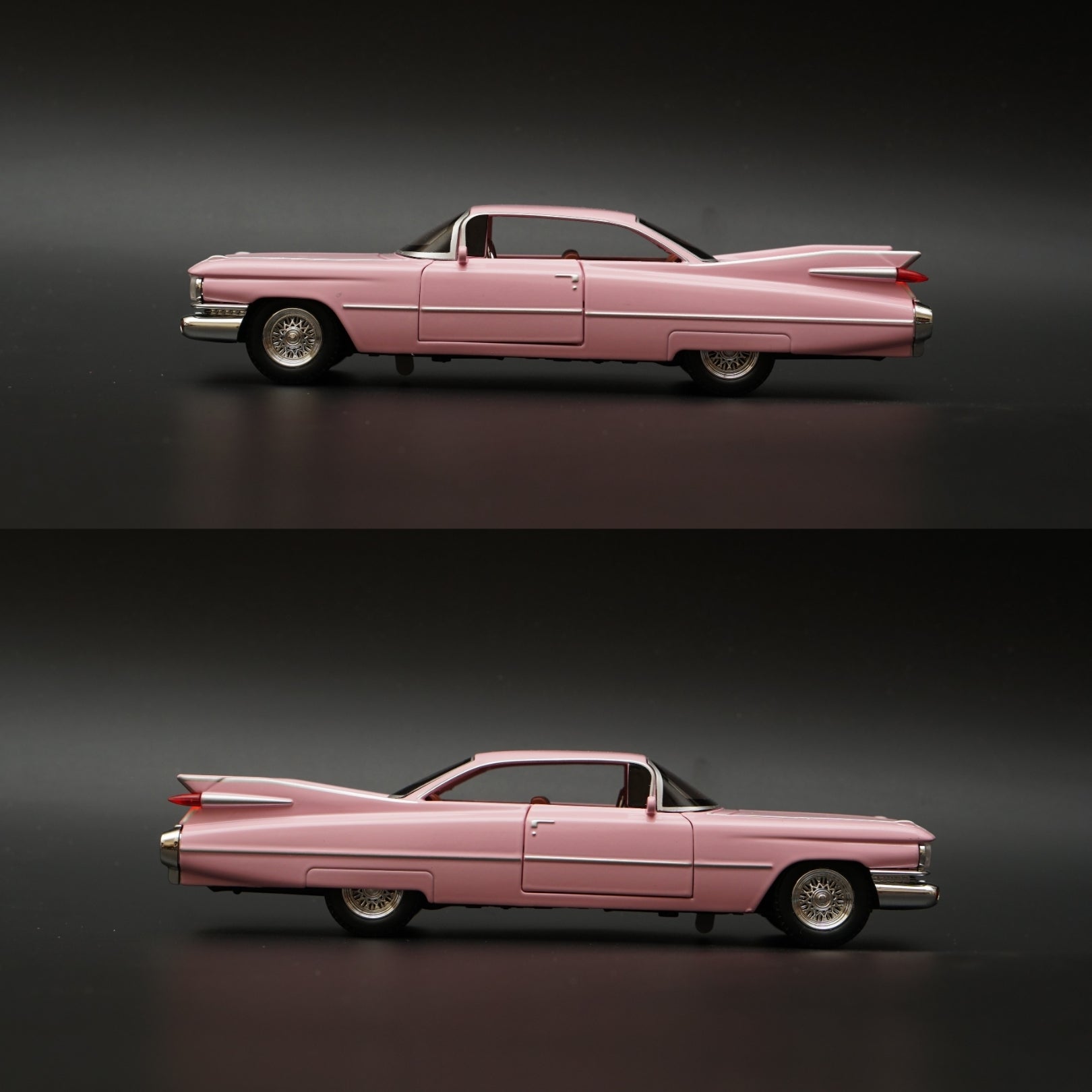 1:24 Cadillac Eldorado, Premium Quality , Pink -  Kunju Vandi  