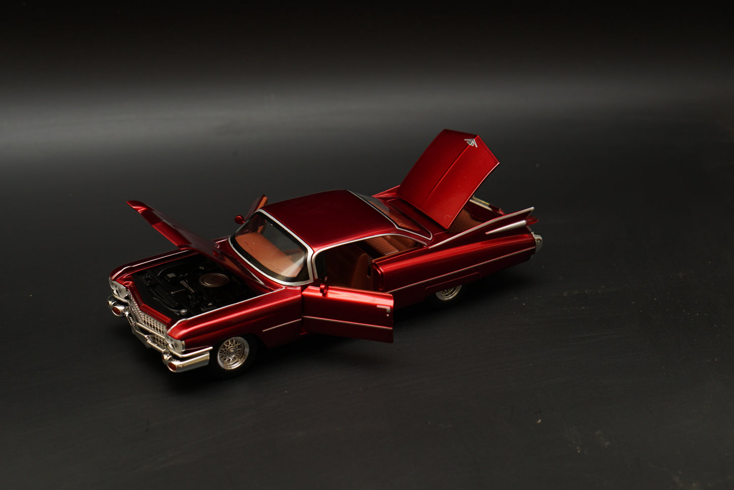 1:24 Cadillac Eldorado, Premium Quality , Red -  Kunju Vandi  