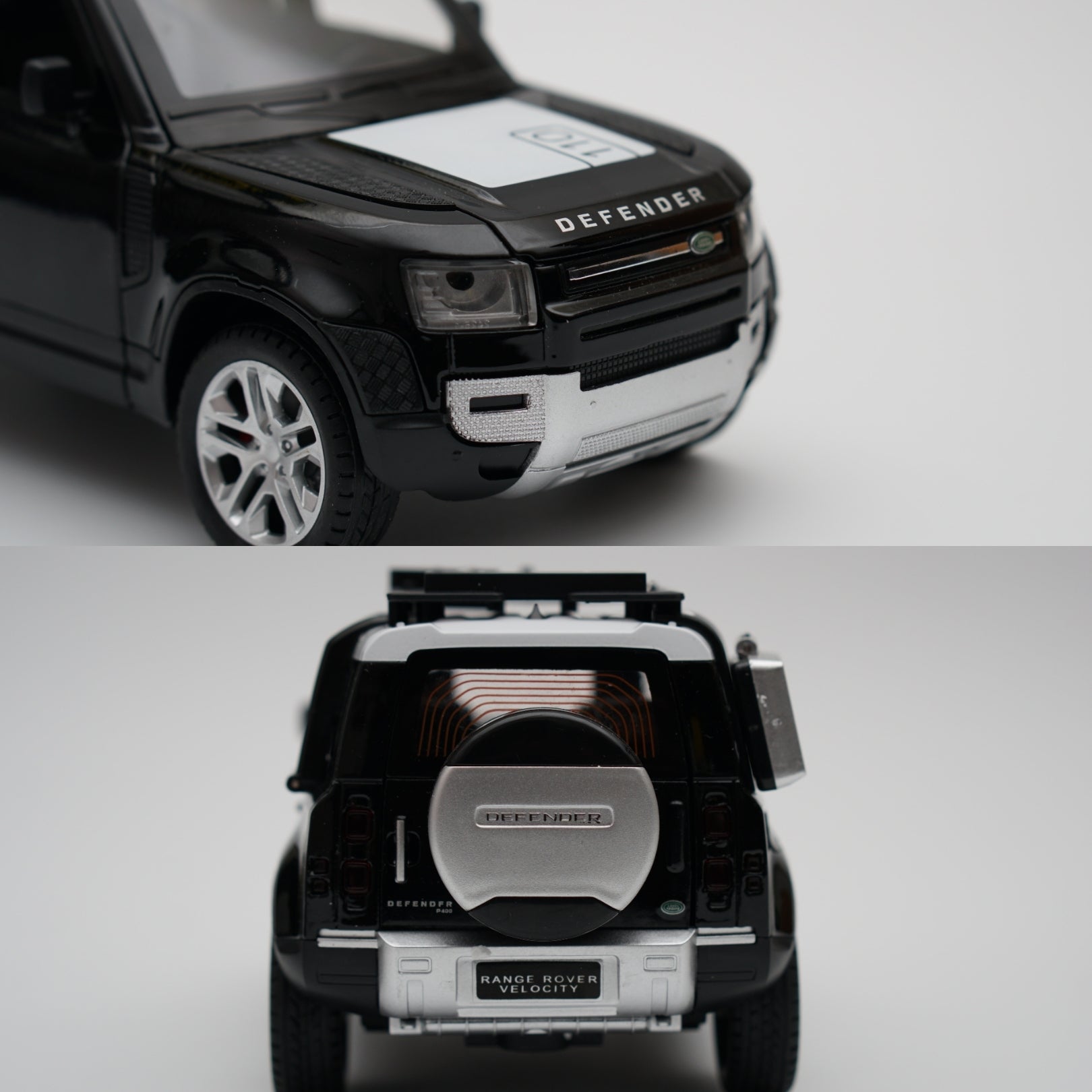 1:24 Defender Premium Quality Diecast (Black) -  Kunju Vandi  