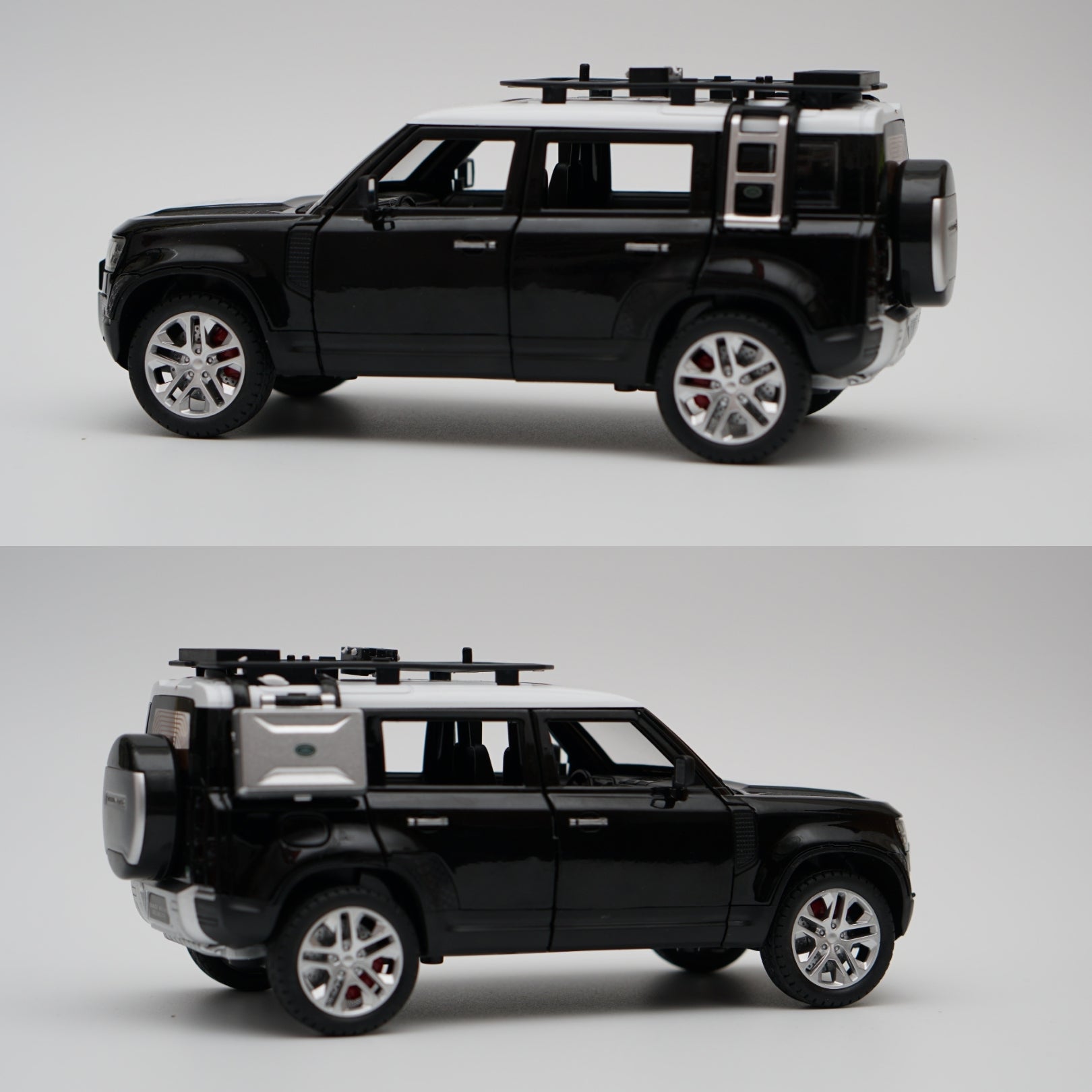 1:24 Defender Premium Quality Diecast (Black) -  Kunju Vandi  