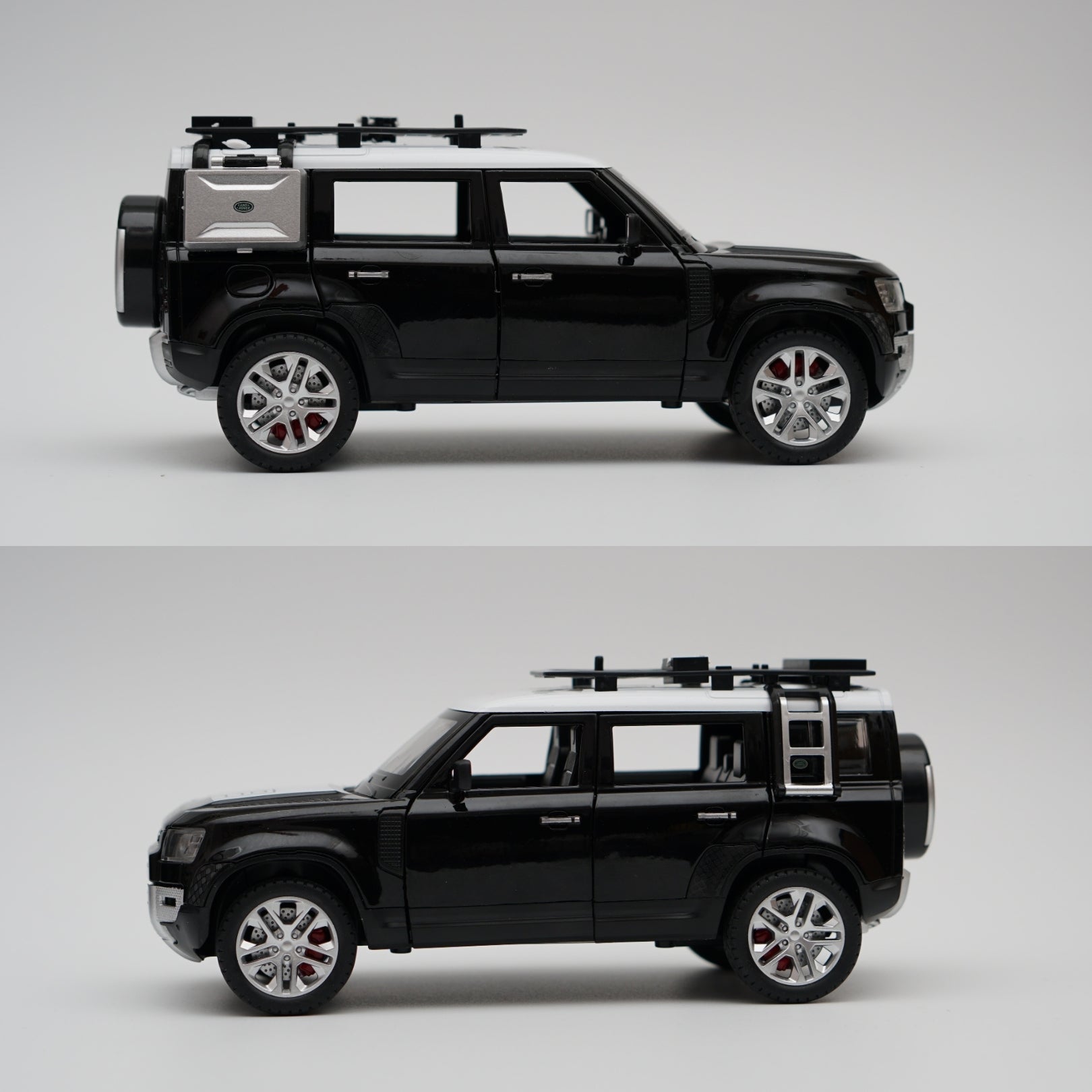 1:24 Defender Premium Quality Diecast (Black) -  Kunju Vandi  