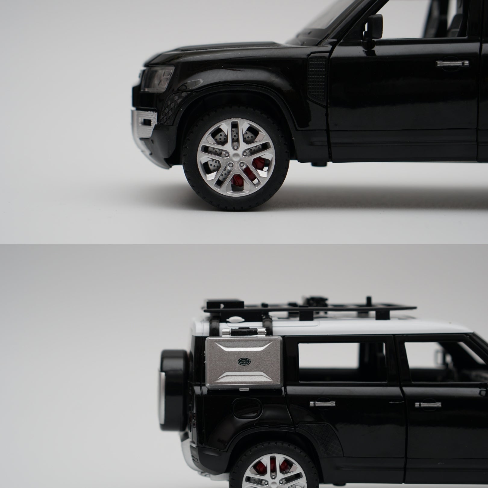 1:24 Defender Premium Quality Diecast (Black) -  Kunju Vandi  