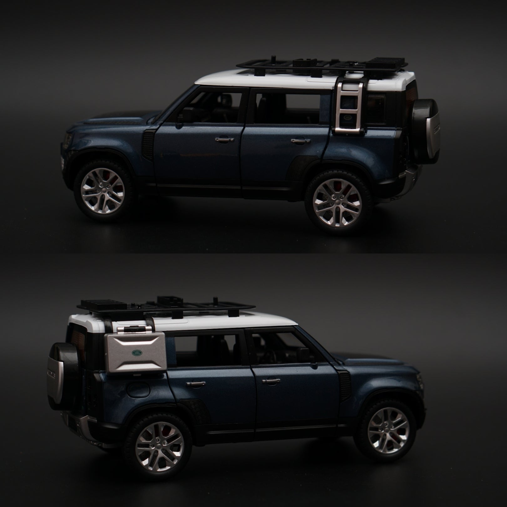 1:24 Defender Premium Quality Diecast (Blue) -  Kunju Vandi  