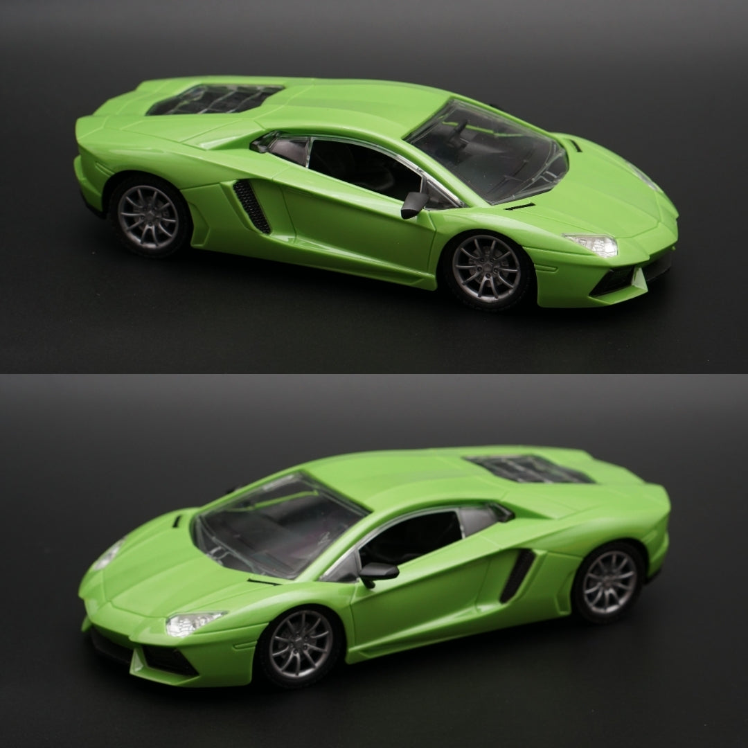 1:24 Lambo Remote control  , Green -  Kunju Vandi  