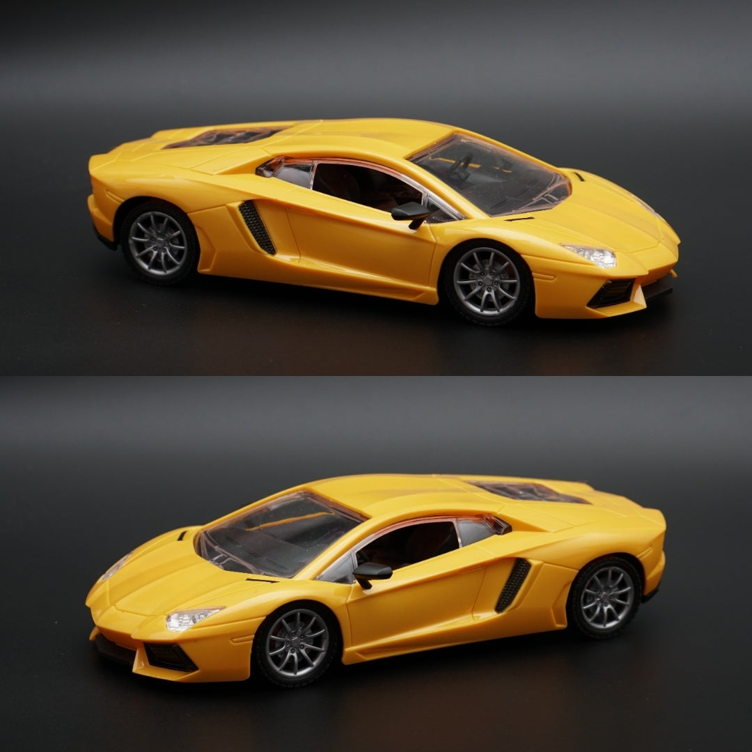 1:24 Lambo Remote control  , Yellow -  Kunju Vandi  