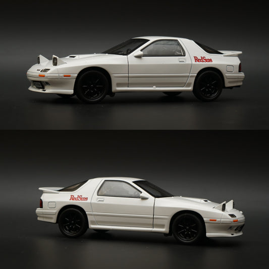 1:24 Mazda RX-7 Diecast Metal Car Model White -  Kunju Vandi  