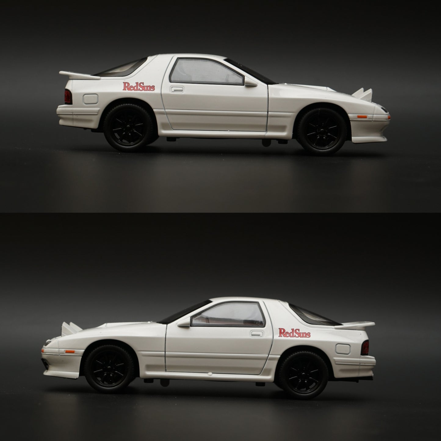 1:24 Mazda RX-7 Diecast Metal Car Model White -  Kunju Vandi  